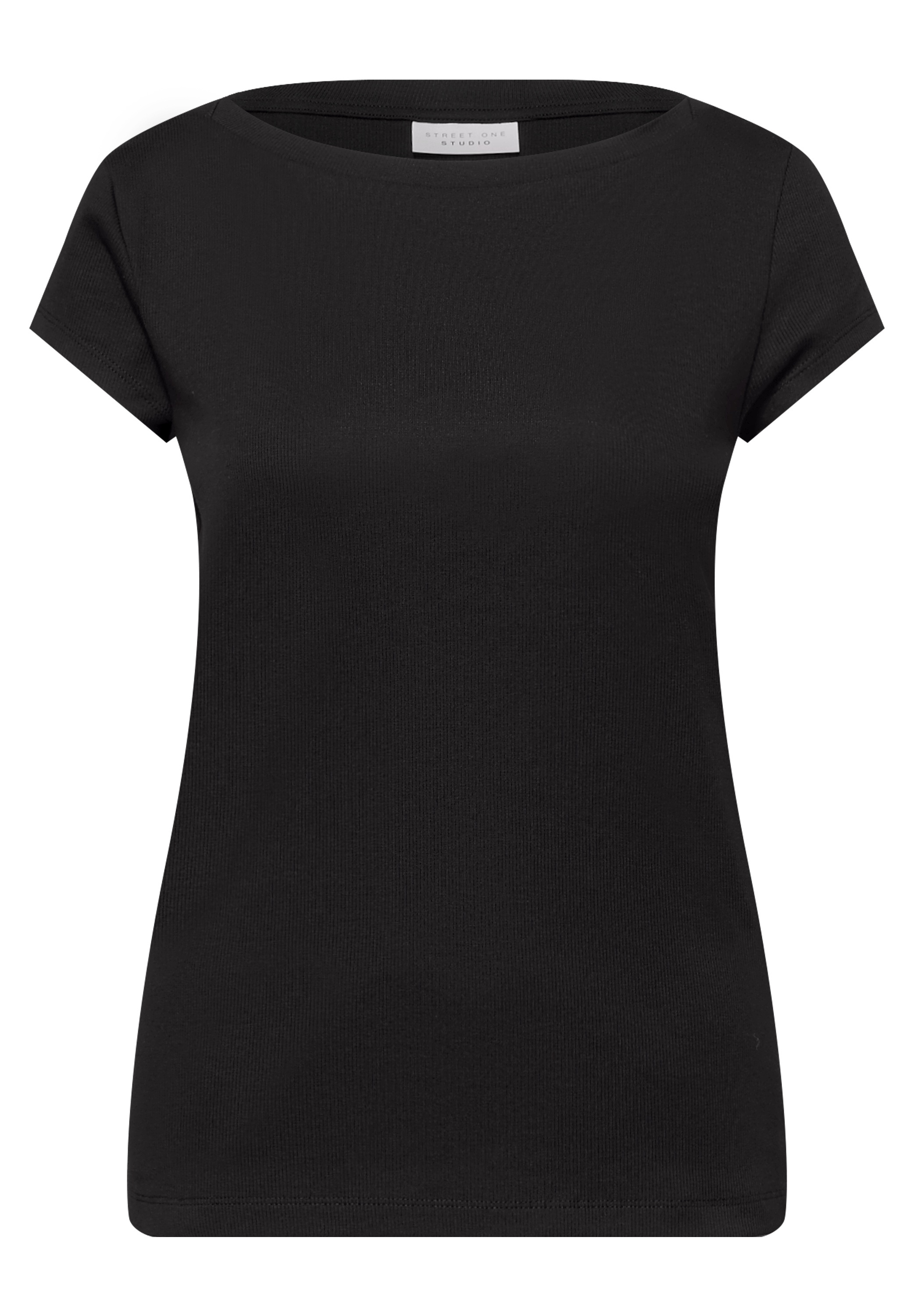 STREET ONE STUDIO T-Shirt aus Baumwolle mit Stretchante