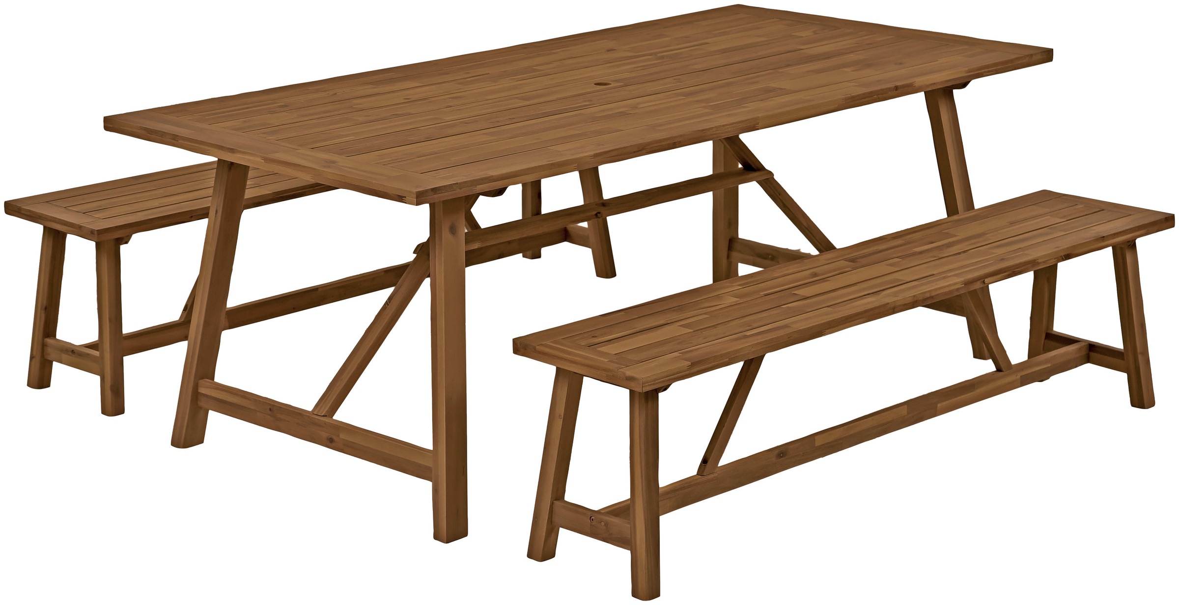 Garten-Essgruppe GARDEN PLEASURE, braun, Massivholz, Sitzmöbel-Sets, "SYDNEY"