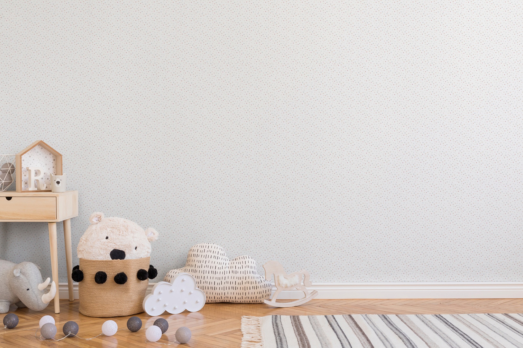 A.S. Création Vliestapete »Little Love«, Motiv-abstrakt-naturalistisch, Tapete Kinder Tapeten Kinderzimmer Schlafzimmer Design Kinderzimmer