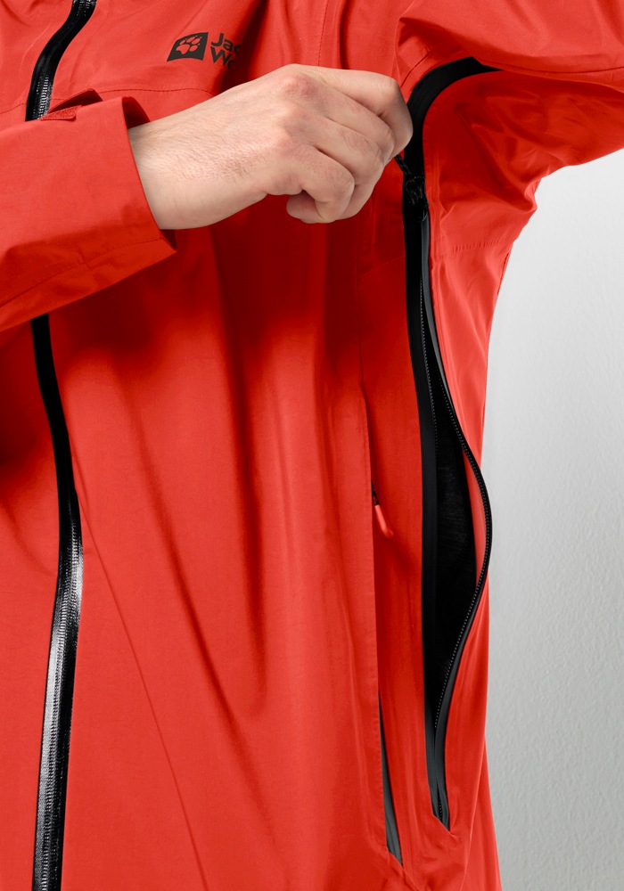 Thumbnail - Jack Wolfskin Funktionsjacke "CYROX 3L JKT M" mit Kapuze