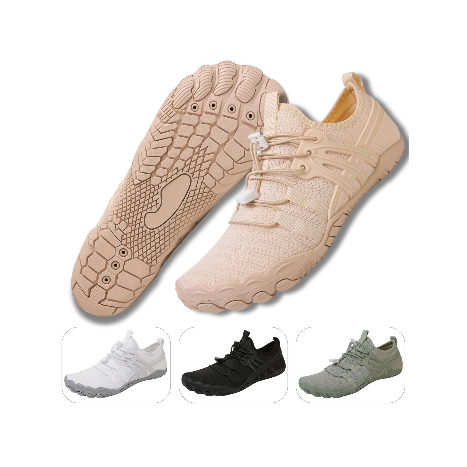 DOTALES "Balancestep Barfußschuhe Damen & Herren Barfußschuhe" Das Original-Barfuß Sneaker, Minimalschuhe, Schnellverschluss