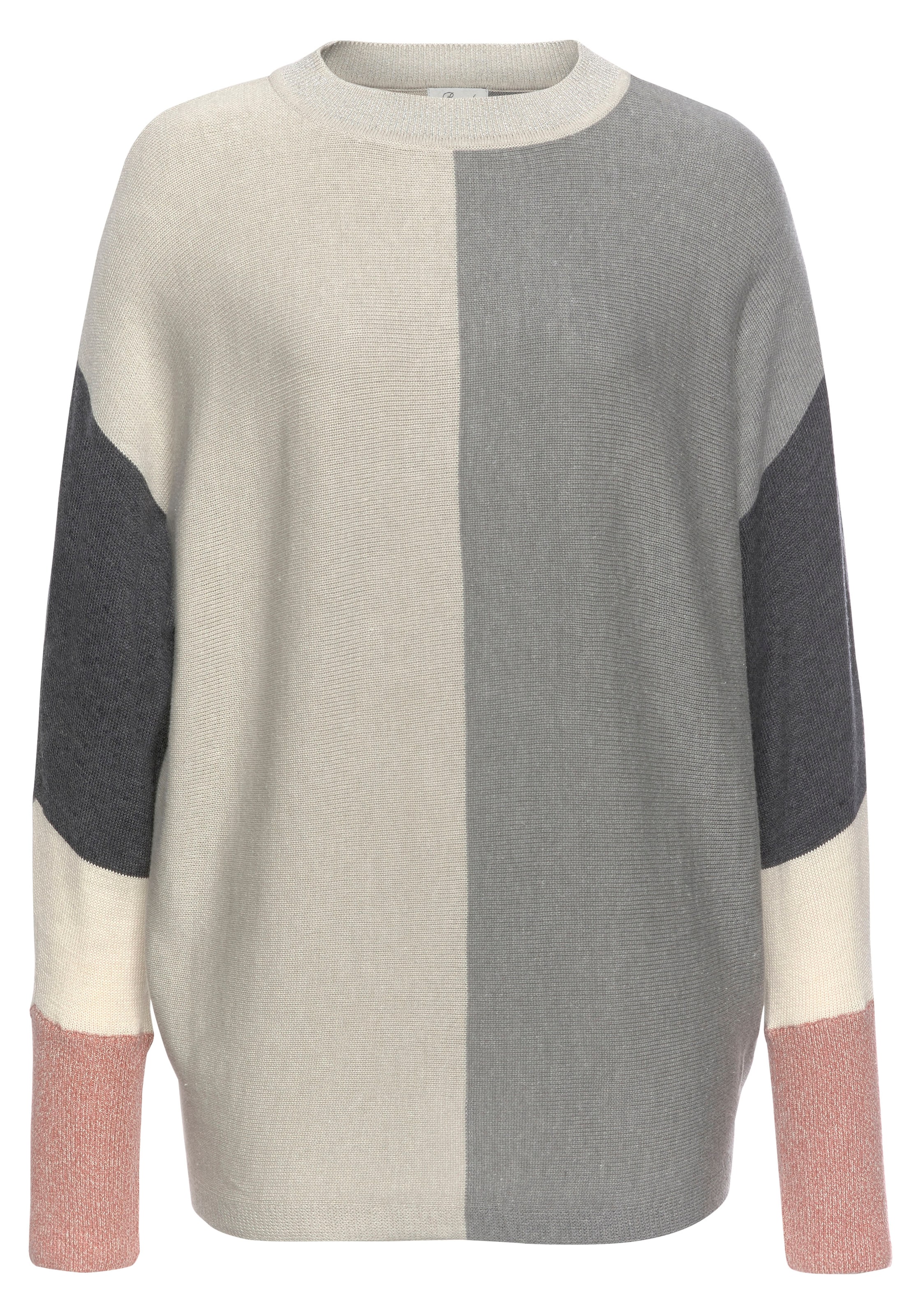 Boysens Rundhalspullover, mit modischem Pastel-Colorblocking günstig online kaufen