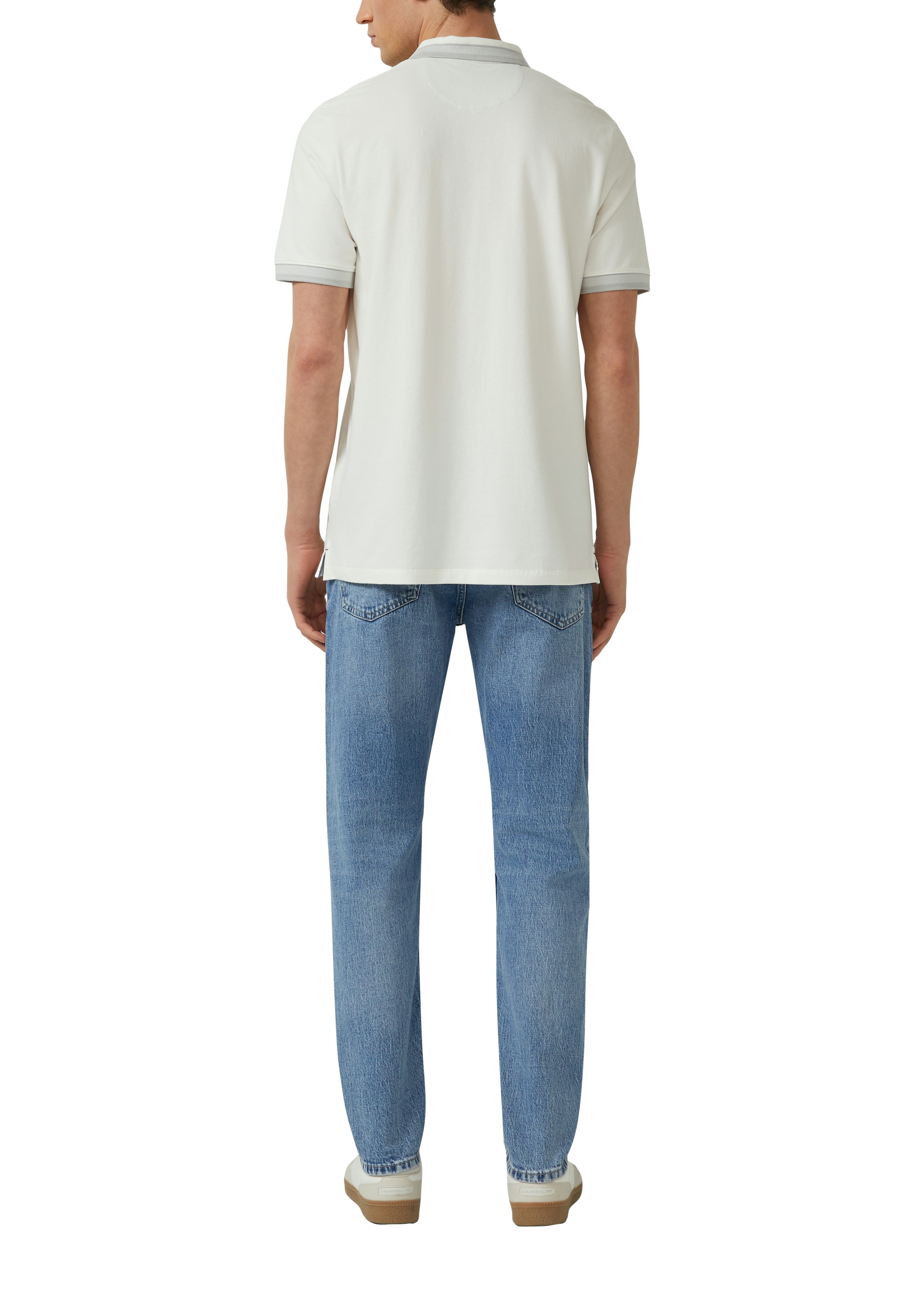 s.Oliver Poloshirt mit Logo Schriftzug