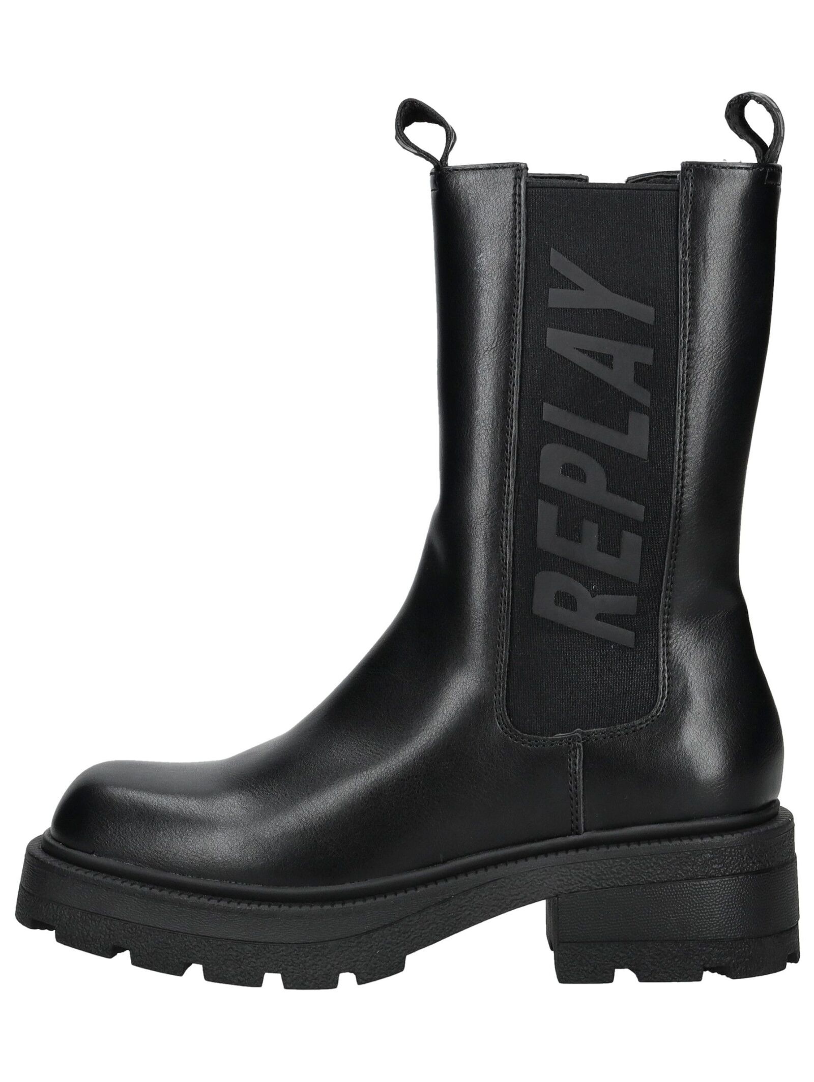 Replay Stiefelette "Replay Stiefelette Lederimitat/Textil" günstig online kaufen