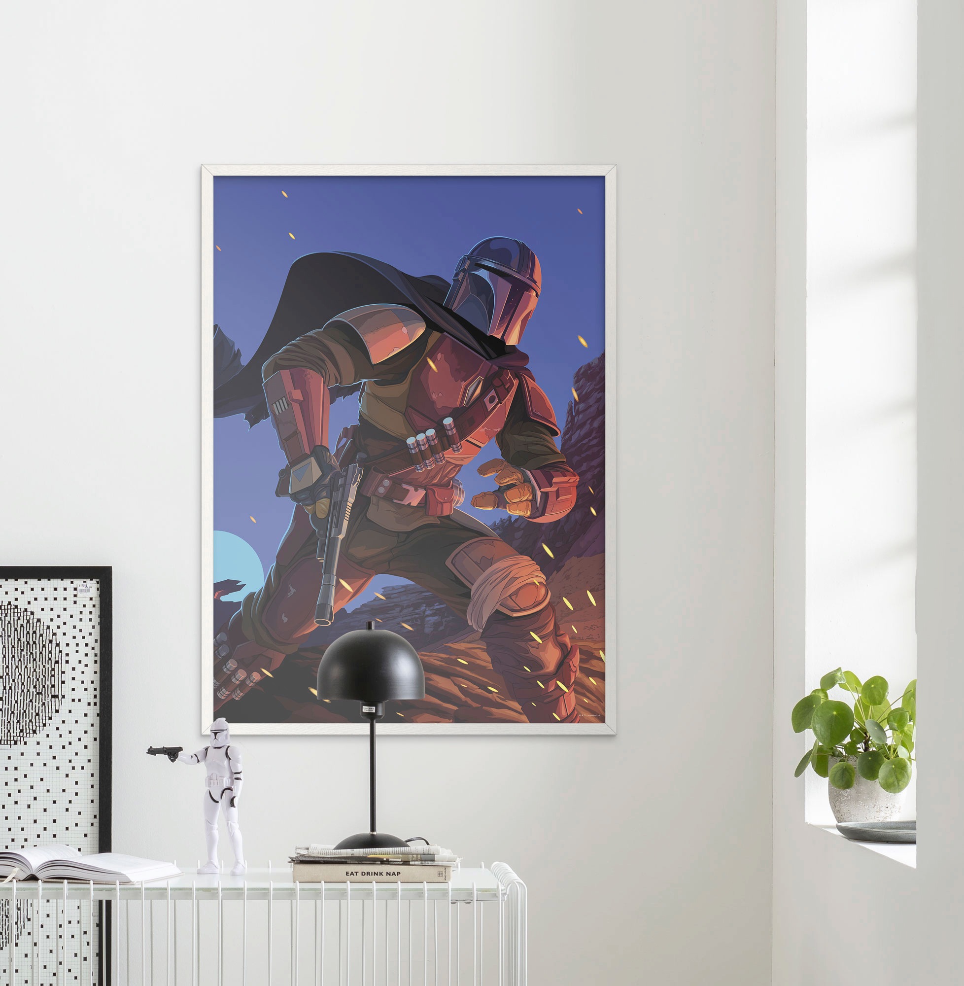 Komar Bild »Mandalorian Ambush«, Disney-Star Wars, (1 St.), Wandbild zur Dekoration im Kinderzimmer - ohne Rahmen