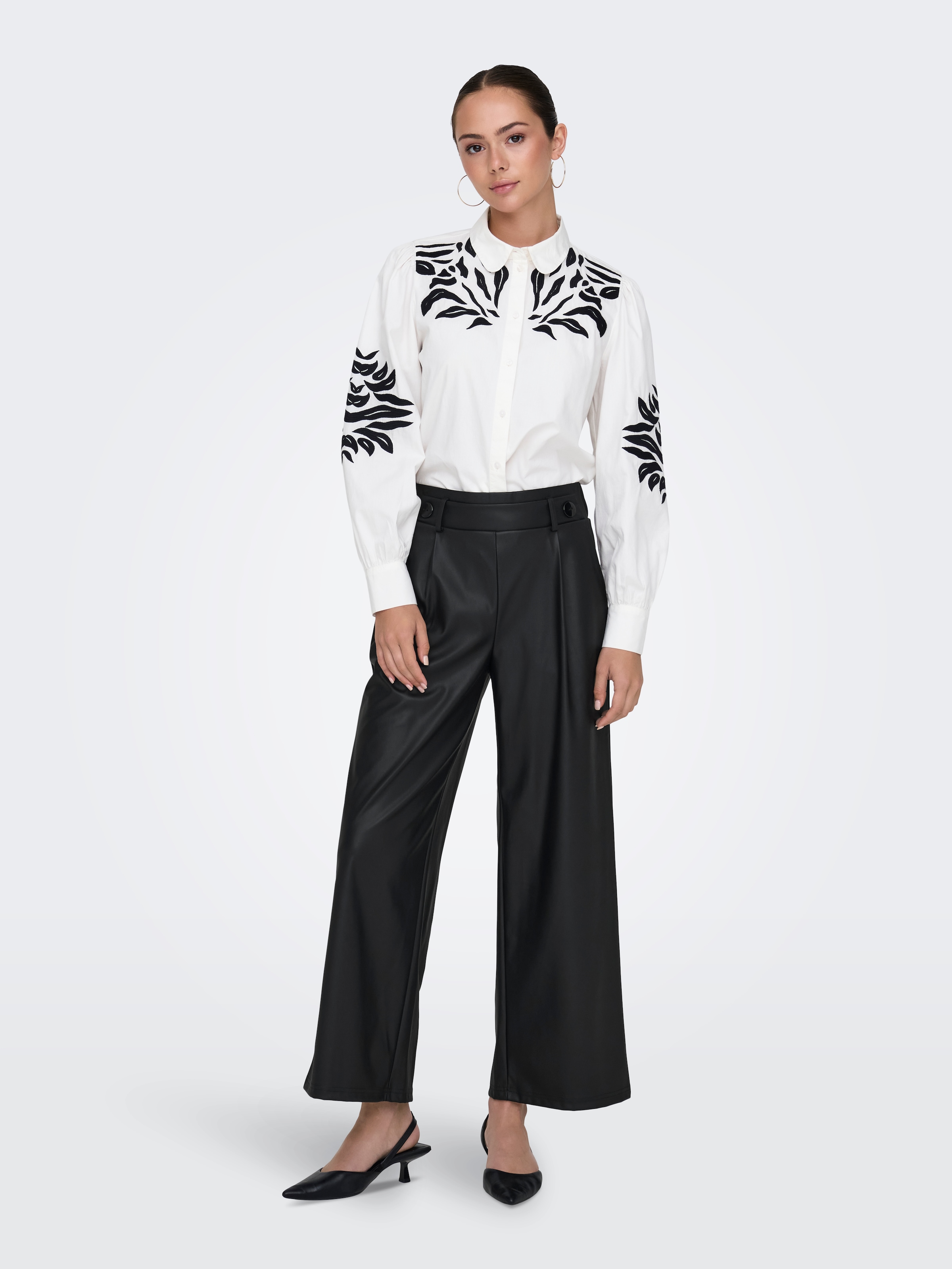 JDY Lederimitathose »JDYSOYA GEGGO PU PANT JRS NOOS«