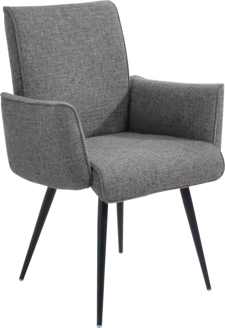 K+W Komfort & Wohnen Armlehnstuhl "Giacomo I" () 1 Stk.4- Fuß-Armlehnenstuh günstig online kaufen