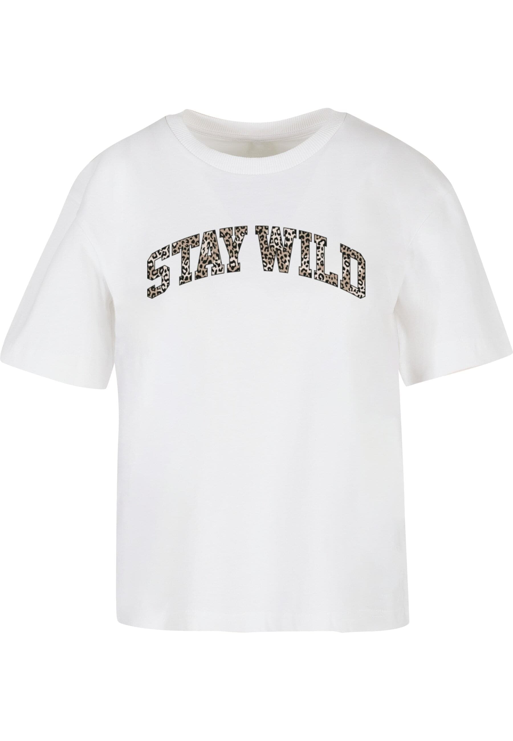 Miss Tee T-Shirt "Miss Tee Stay Wild Leo Tee" 1 Stk. günstig online kaufen