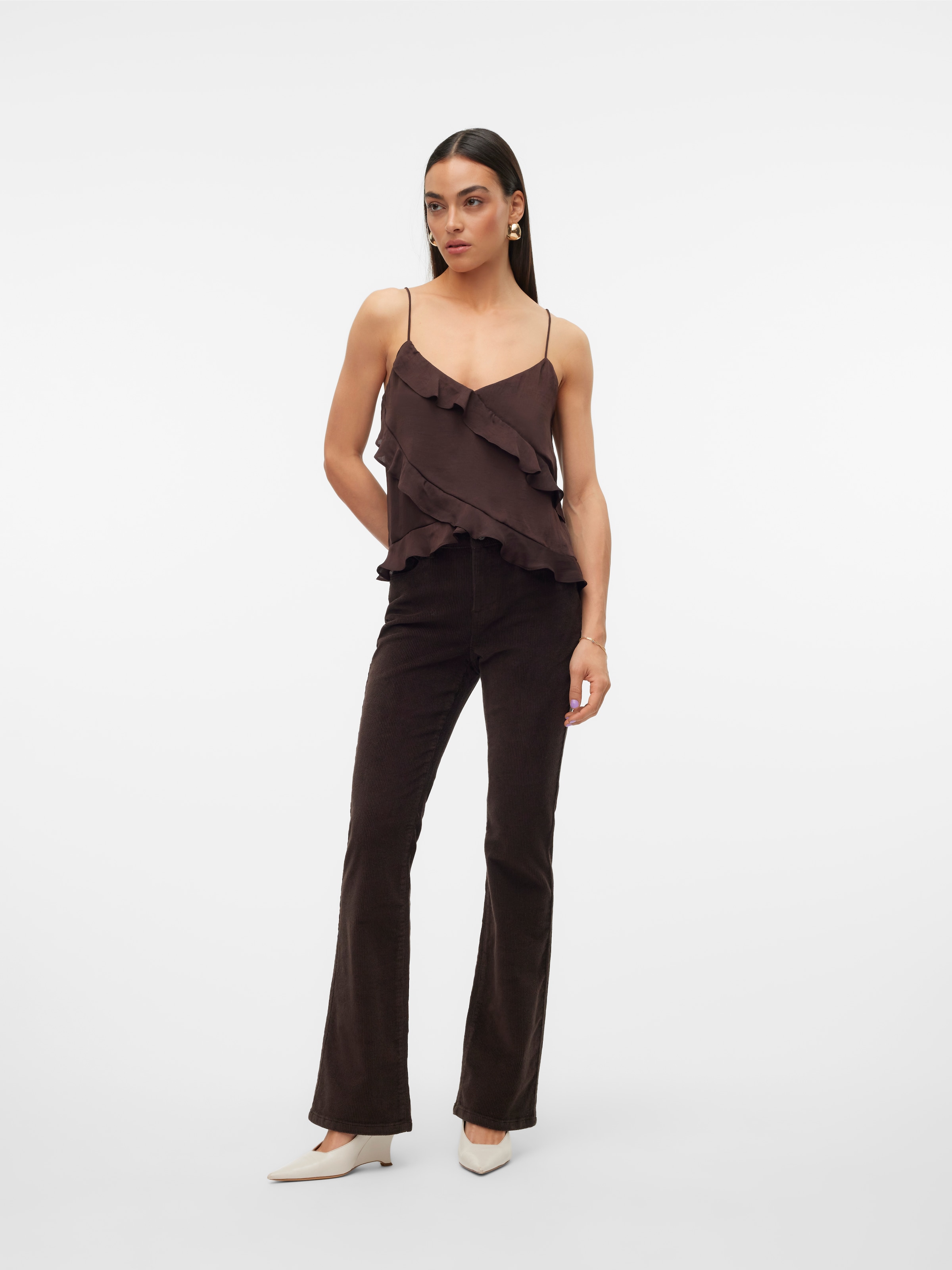 Vero Moda Bootcut-Jeans »VMFLASH MR FLARED CORDUROY PANTS NOOS«
