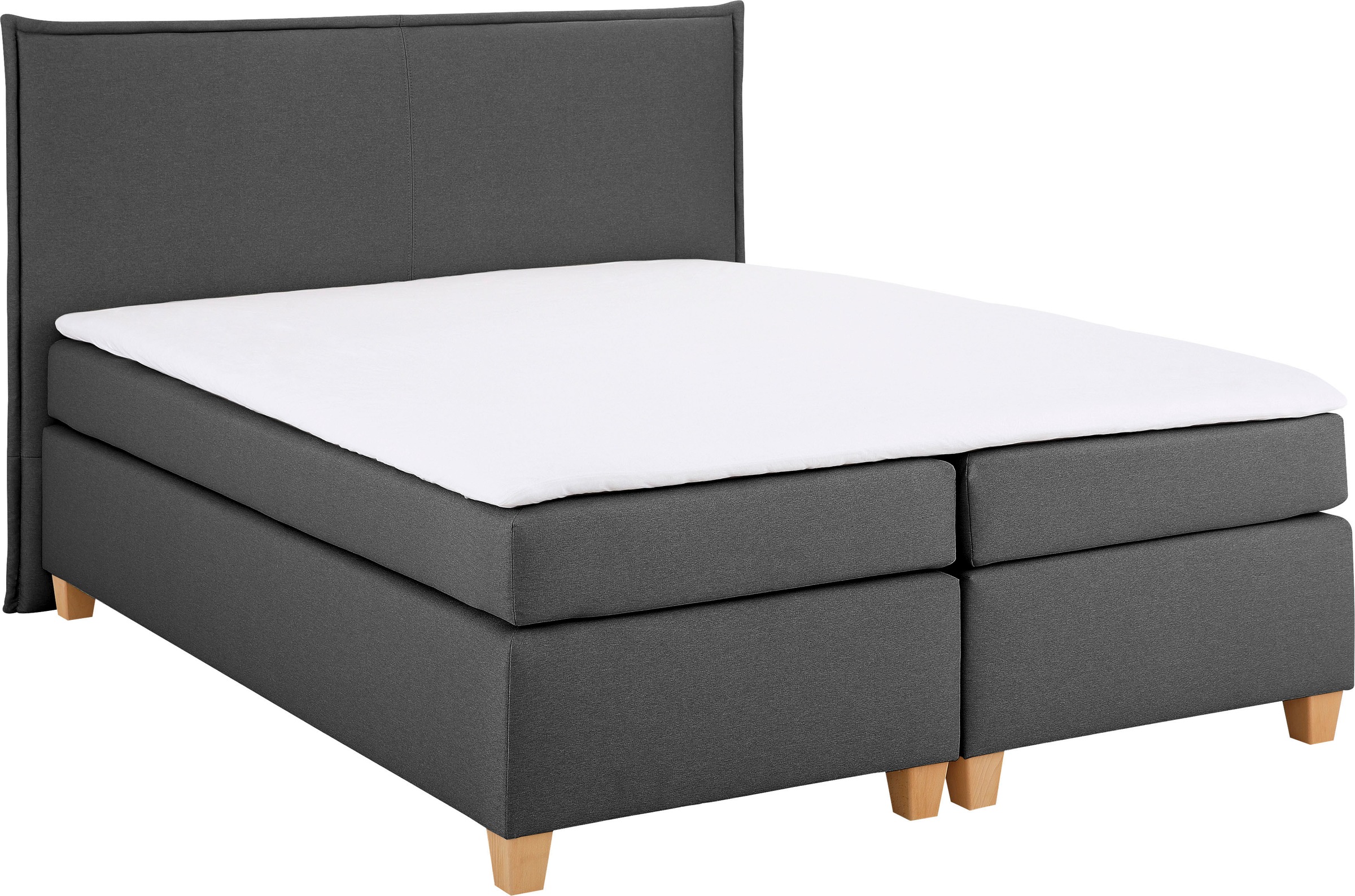 Home affaire Boxspringbett »Houssay«, inkl. Topper, 5 Breiten, 2 Härtegraden auch in Überlänge 220 cm