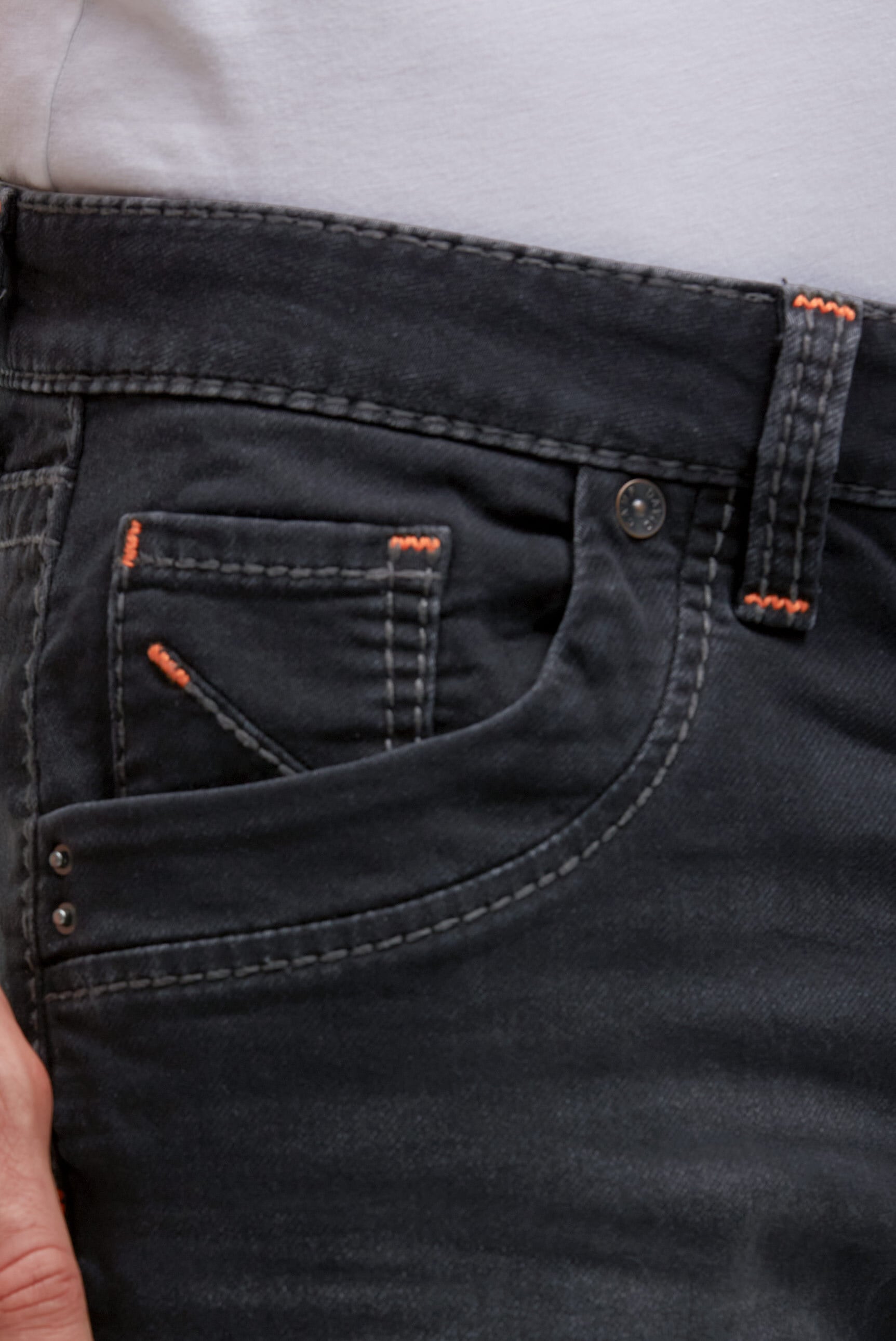 CAMP DAVID Jeansshorts mit normaler Leibhöhe