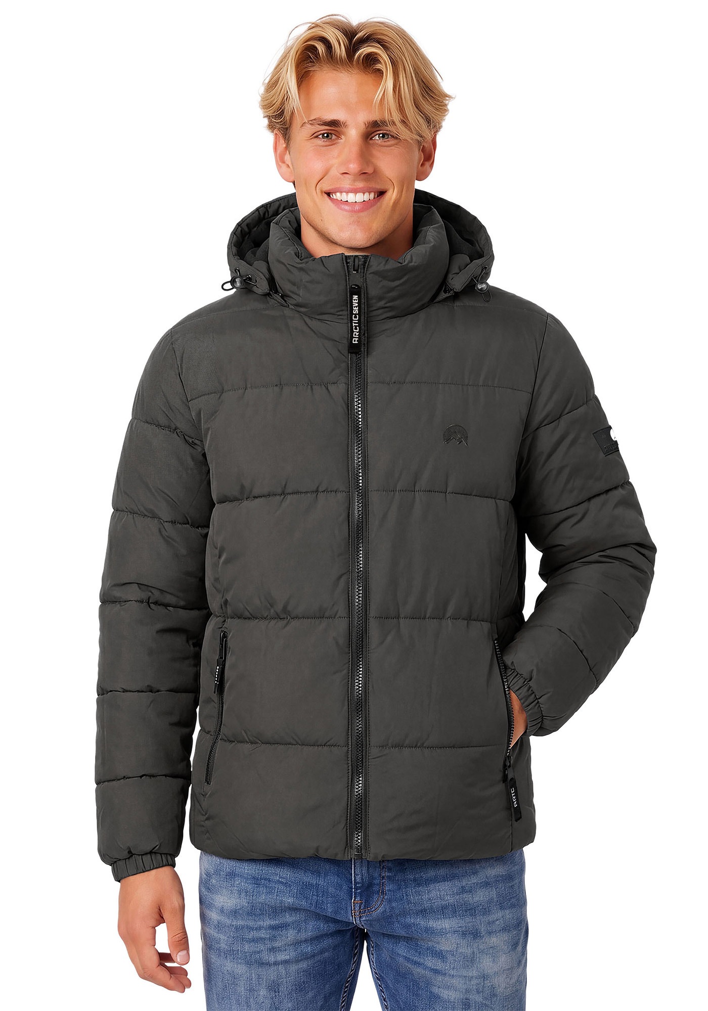 Arctic Seven Winterjacke »ASCreesi« mit warmem Teddyfell und abnehmbarer Kapuze