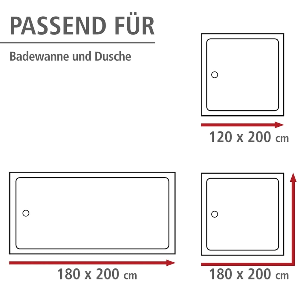 WENKO Duschvorhang »Tucan«