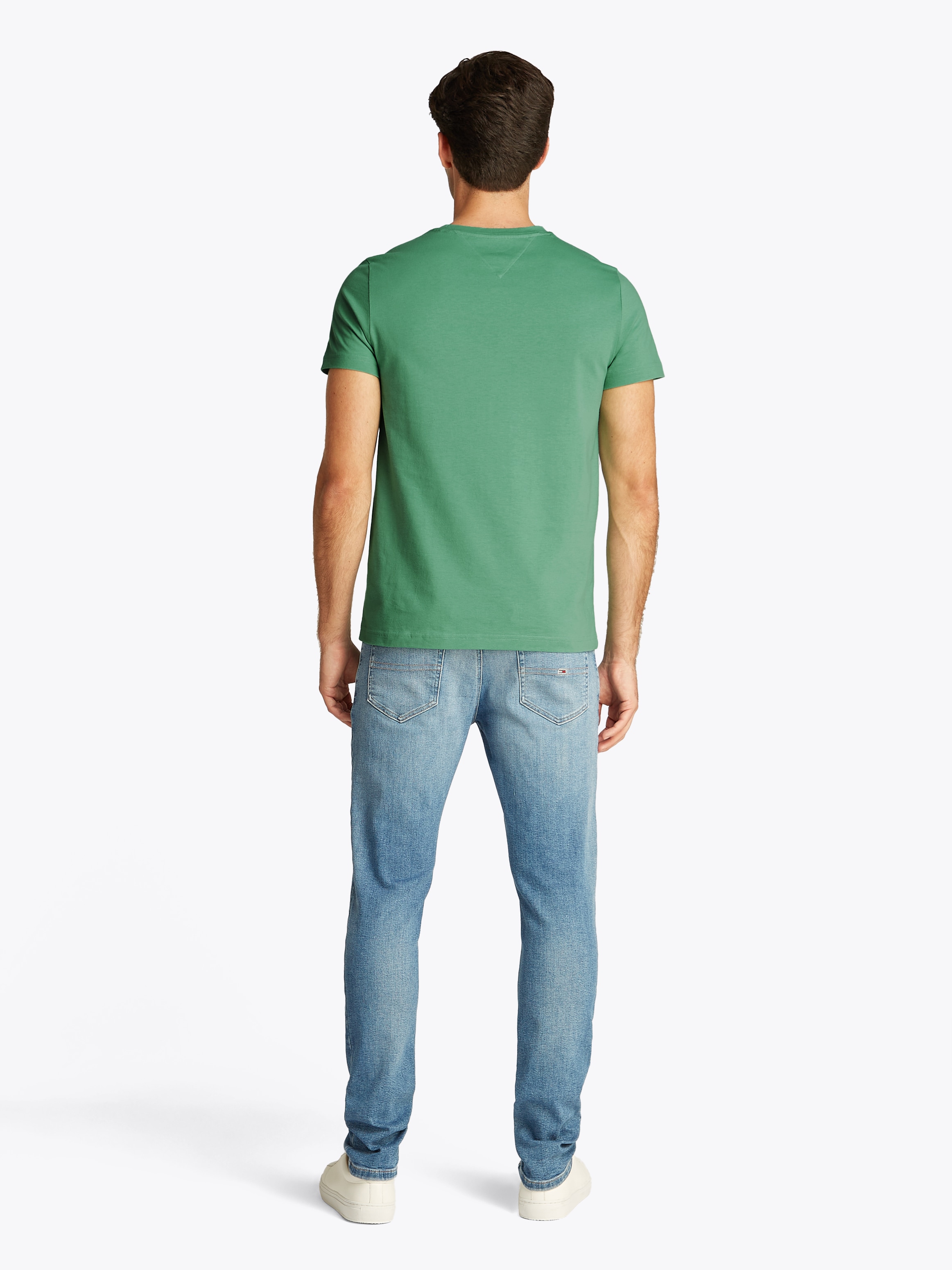 Tommy Hilfiger T-Shirt »TOMMY LOGO TEE«, aus reiner, nachhaltiger Baumwolle