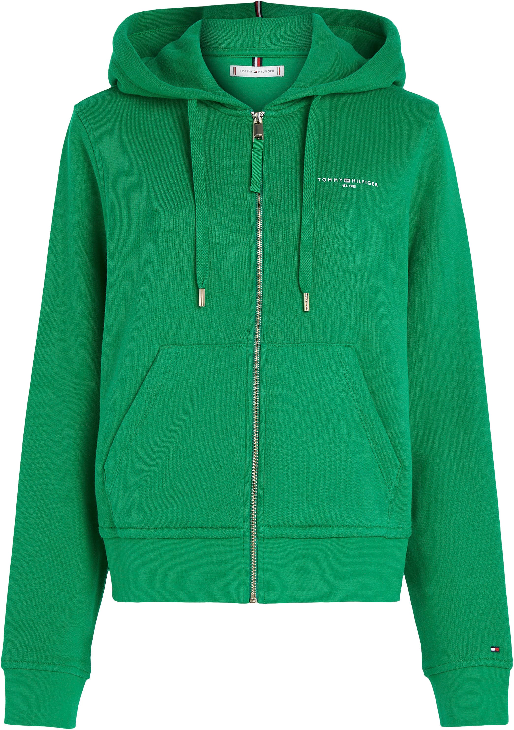 Tommy Hilfiger Curve Kapuzensweatshirt »CRV 1985 REG MINI CORP ZP HOODIE«, Große Größen