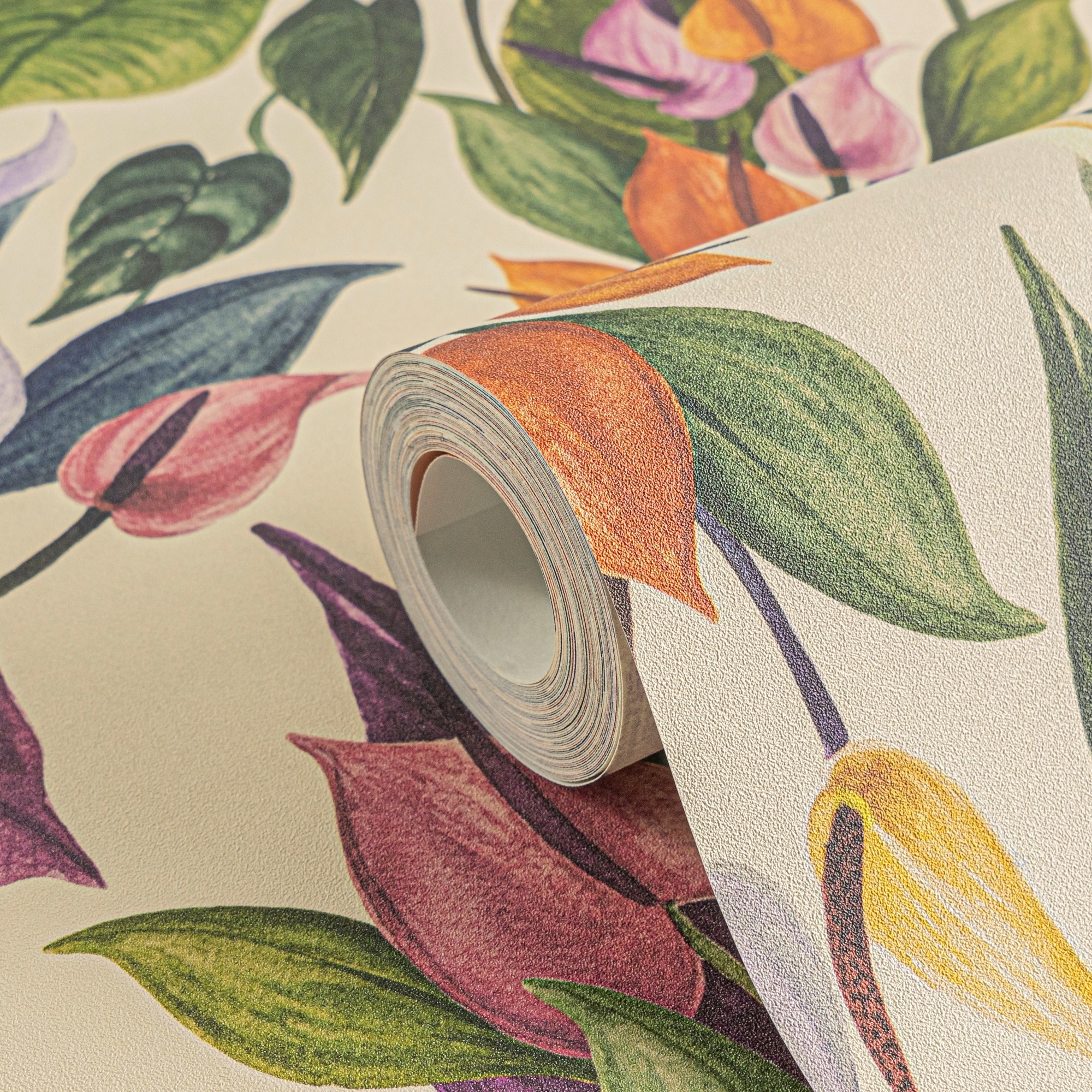 living walls Vliestapete »Karierte Tapete Wasserfarbenoptik Bunt Vlies« matt glatt