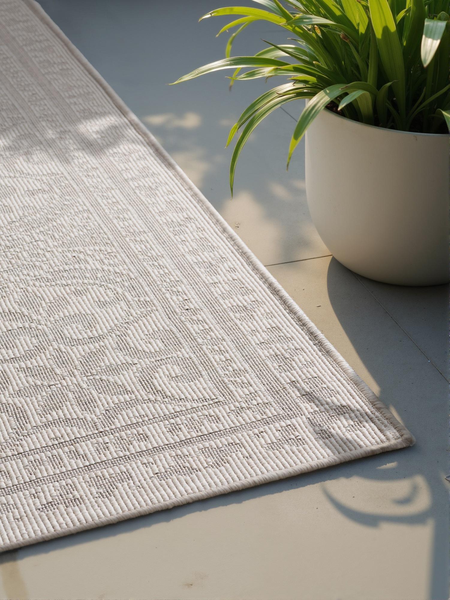 NORTHRUGS Outdoorteppich »Rosel Wendeteppich«, rechteckig, 5 mm Höhe, In und Outdoor, Flachgewebe, wetterfest, pflegeleicht, robust