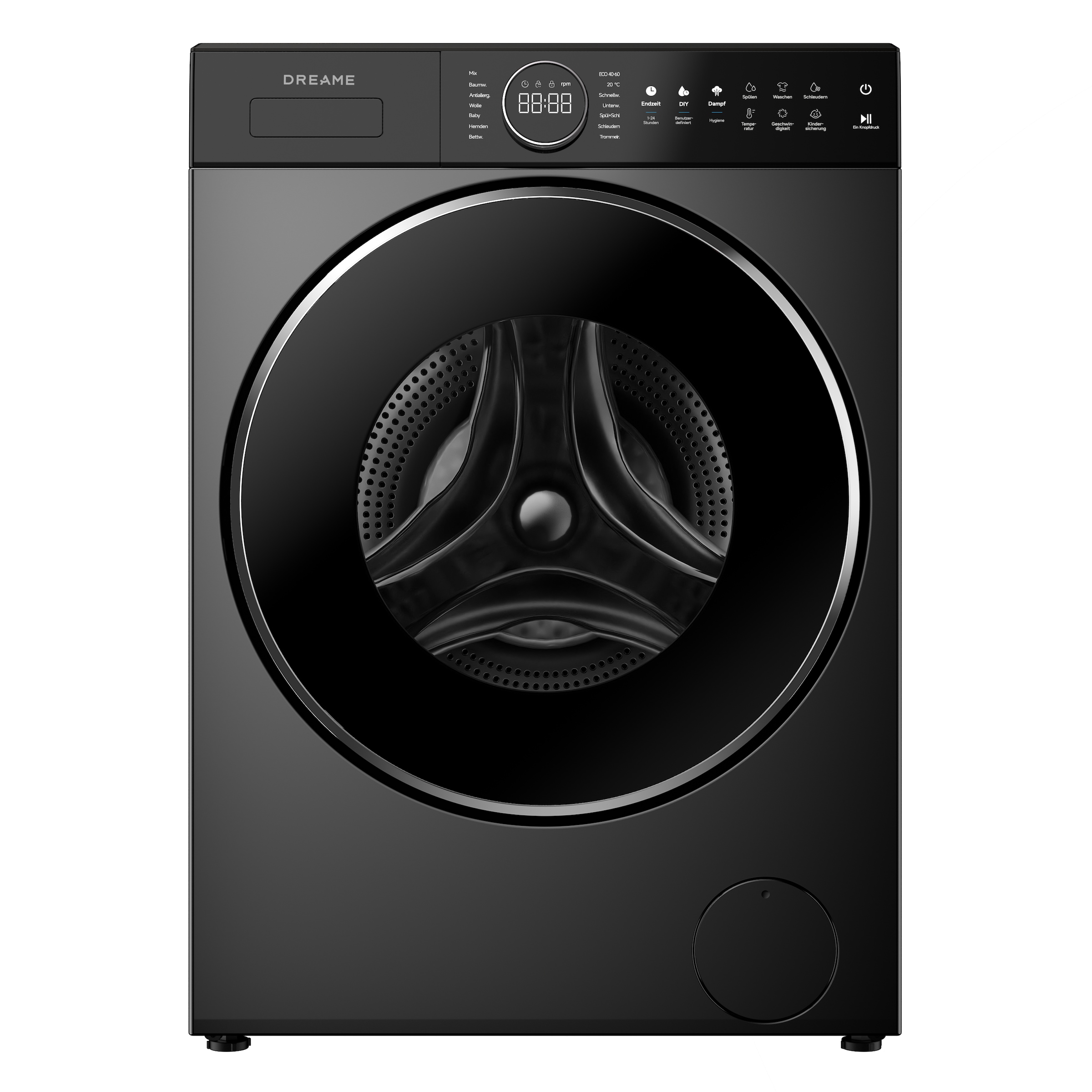 Dreame Waschmaschine »DWF09M70DAEU« 9 kg 1400 U/min Automatikpflege, Hygieneprogramm, Inverter-Motor