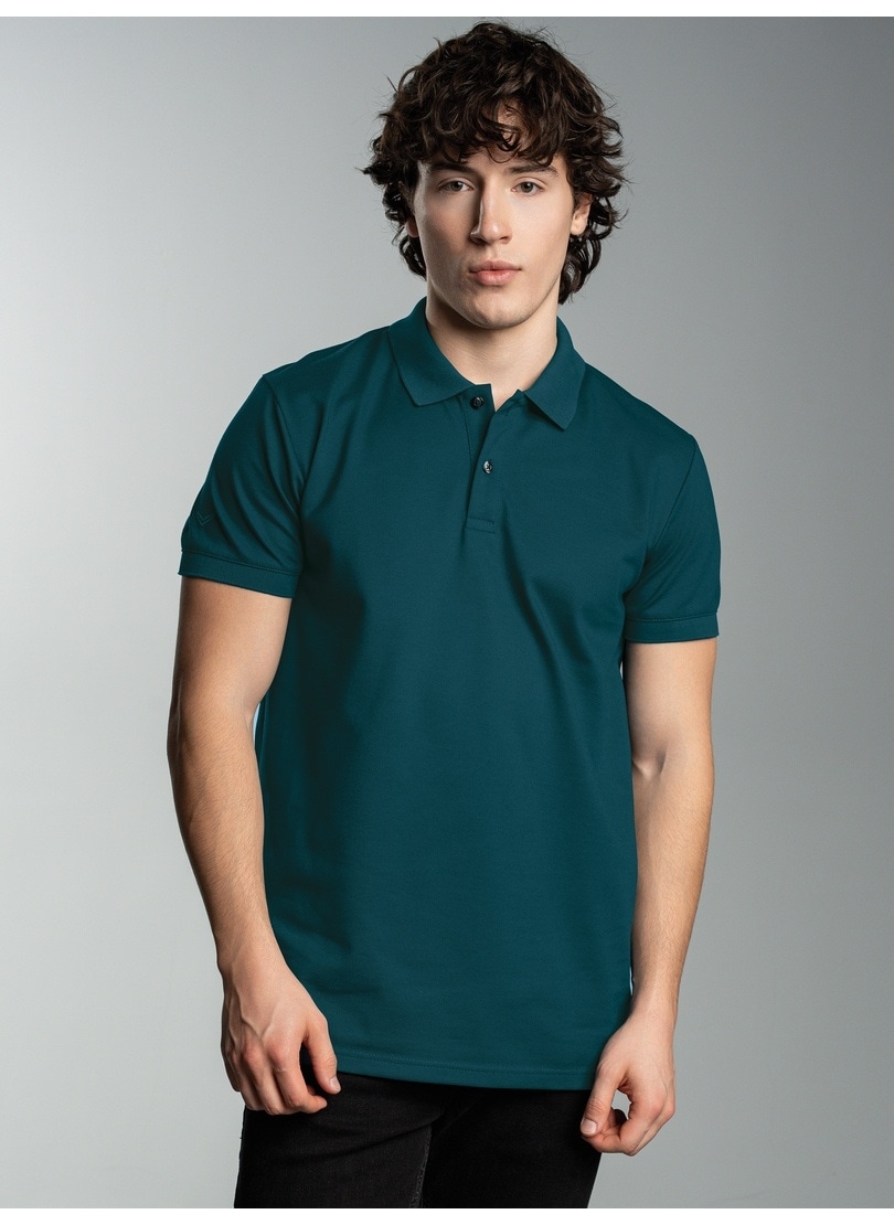 Trigema Poloshirt »TRIGEMA Slim Fit Poloshirt aus DELUXE-Piqué«, (1 tlg.)