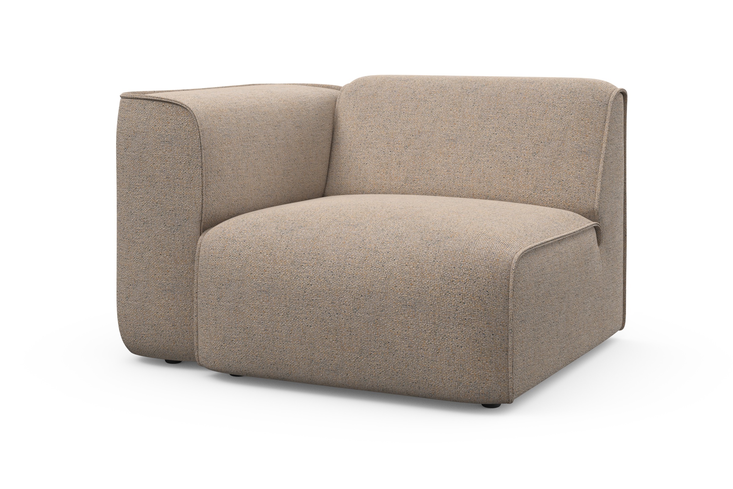 RAUM.ID Sessel »Merid Sofa-Eckelement, Maße B/T/H: 109/97/46 cm«, als Modul oder separat verwendbar, für individuelle Zusammenstellung