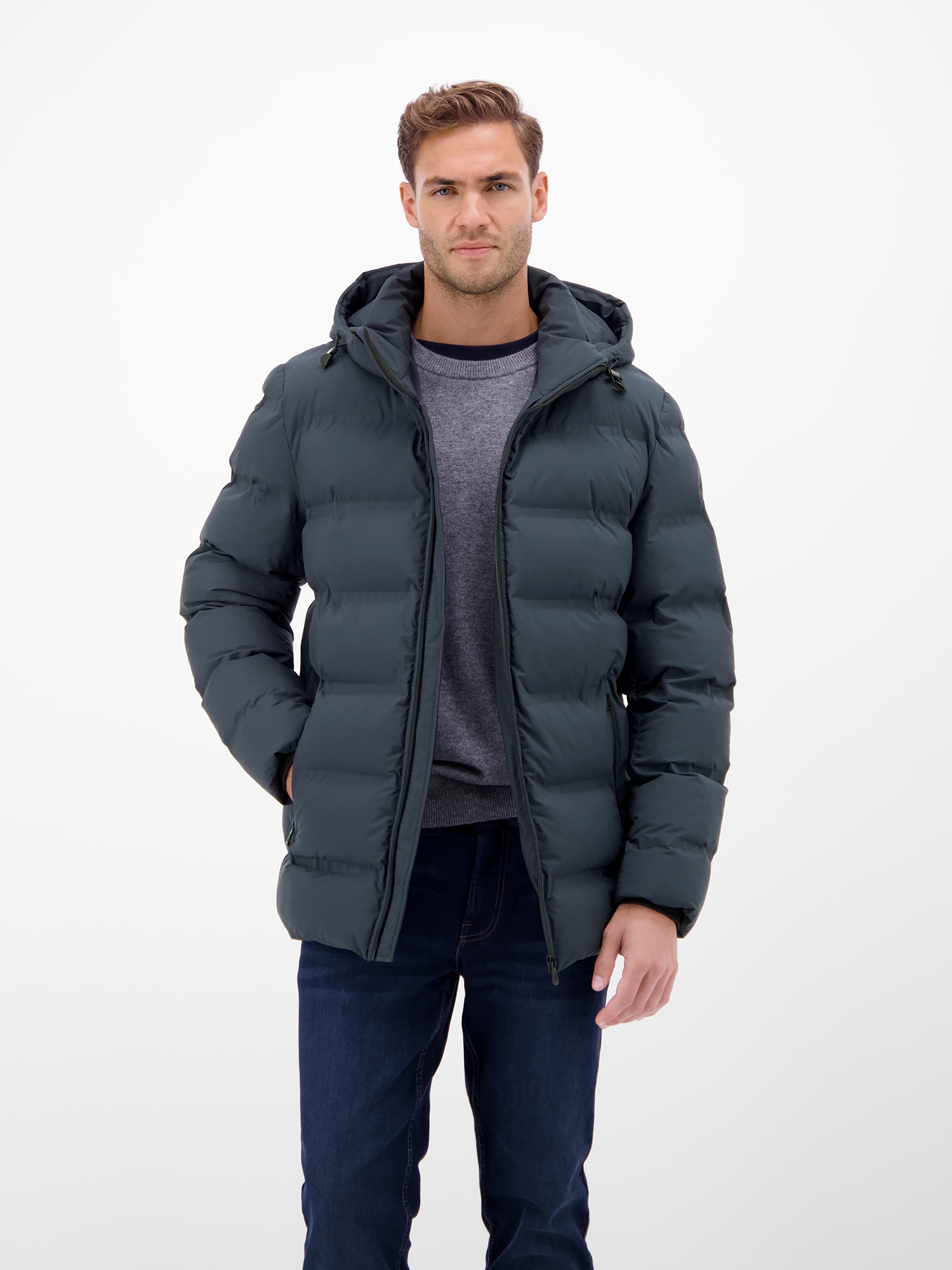 LERROS Winterjacke "Herren Winterjacke - smart und unkompliziert" mit Kapuz günstig online kaufen