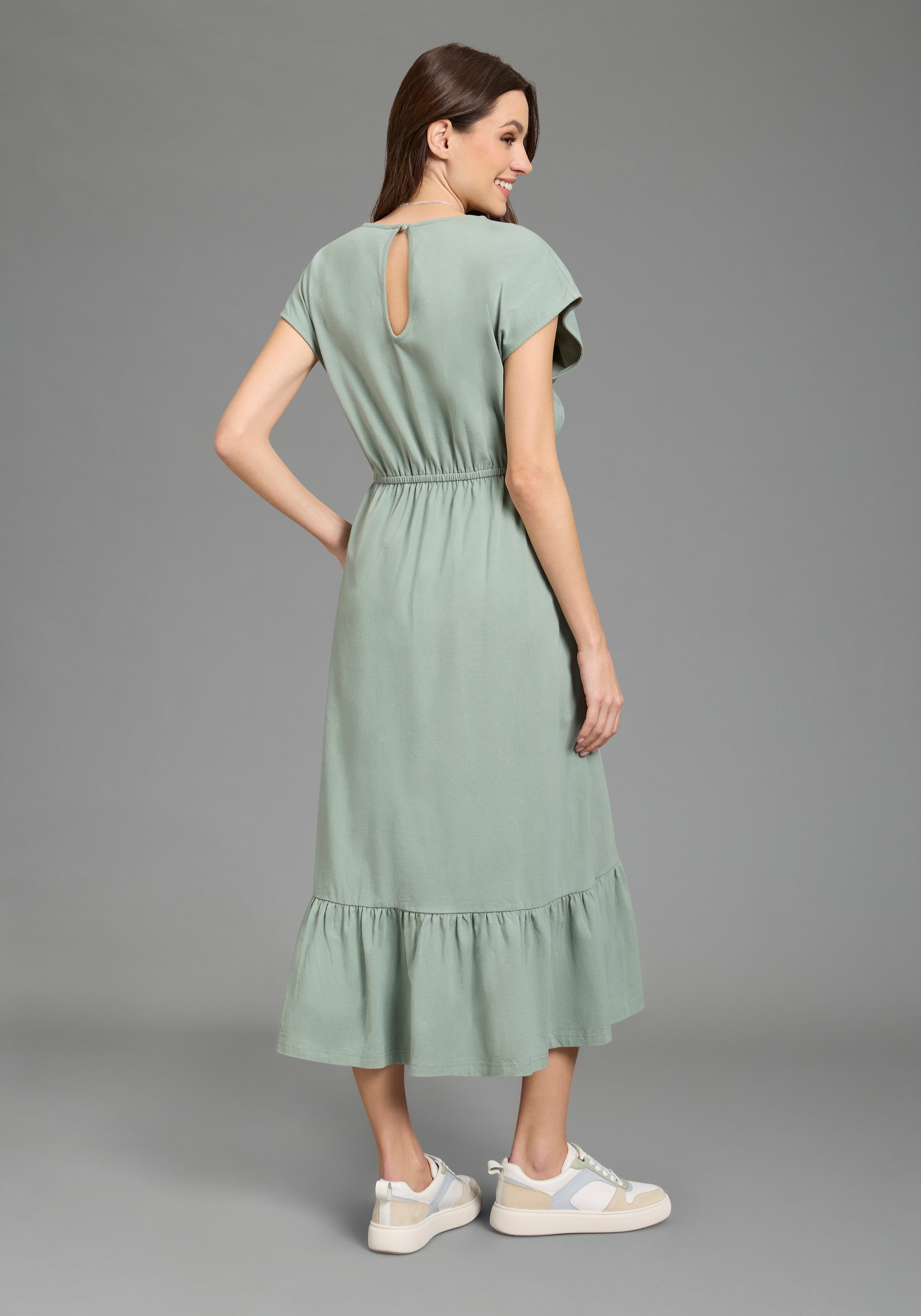 Neun Monate Umstandskleid »2er Pack Umstandskleider« Packung, 2, 2 tlg. tlg. Seitennahttaschen modischer Stil, für Schwangerschaft, aus Jersey, Kurzarm