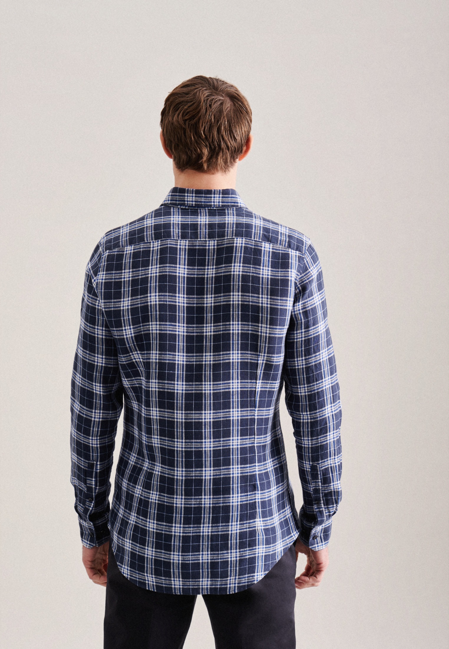 seidensticker Businesshemd "X-Slim" X-Slim 1/1 Kentkragen Karo günstig online kaufen