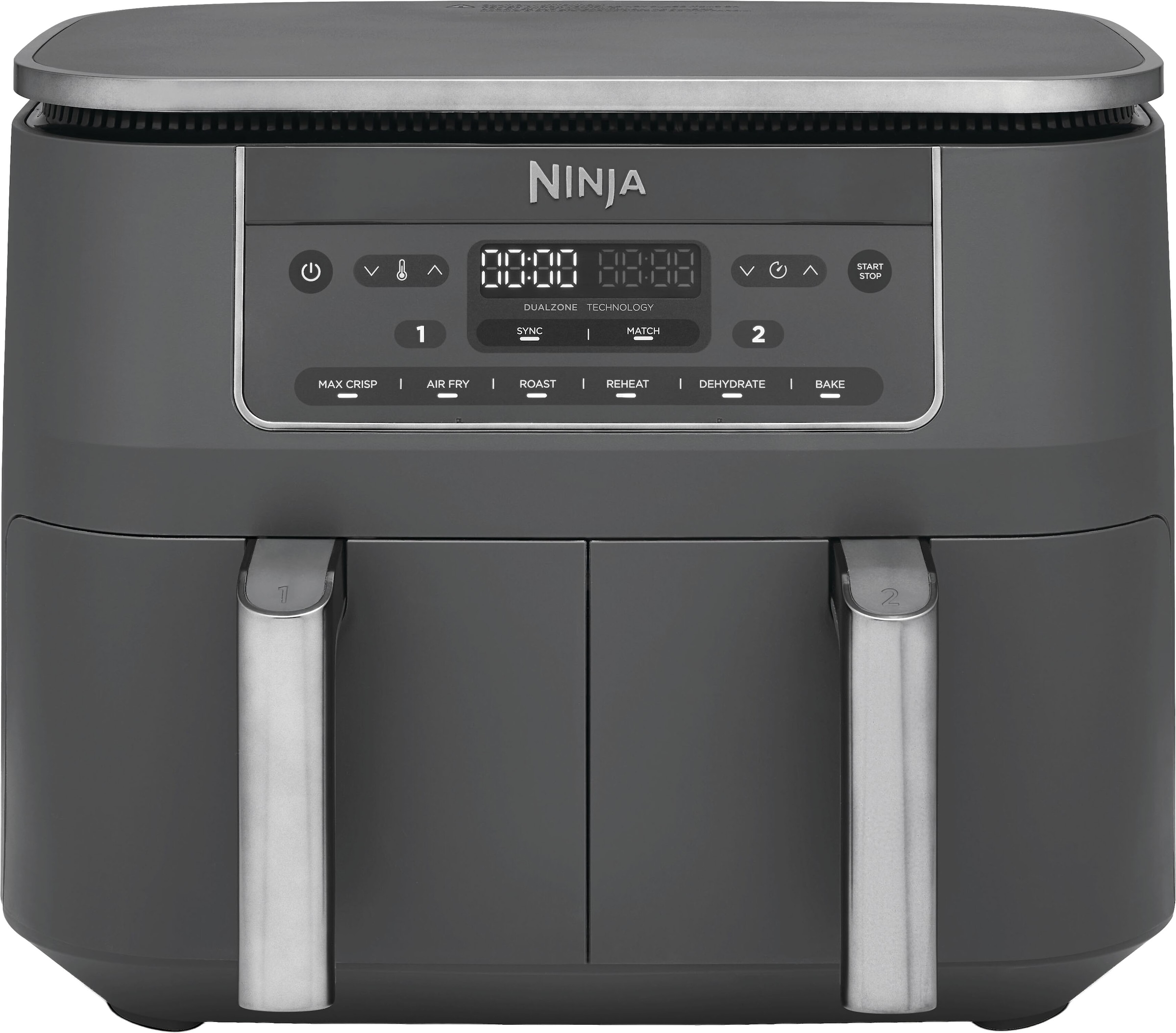 NINJA Heißluftfritteuse "6-in-1 Dual Zone Air Fryer 7,6L DZ300EU" 2470 W günstig online kaufen