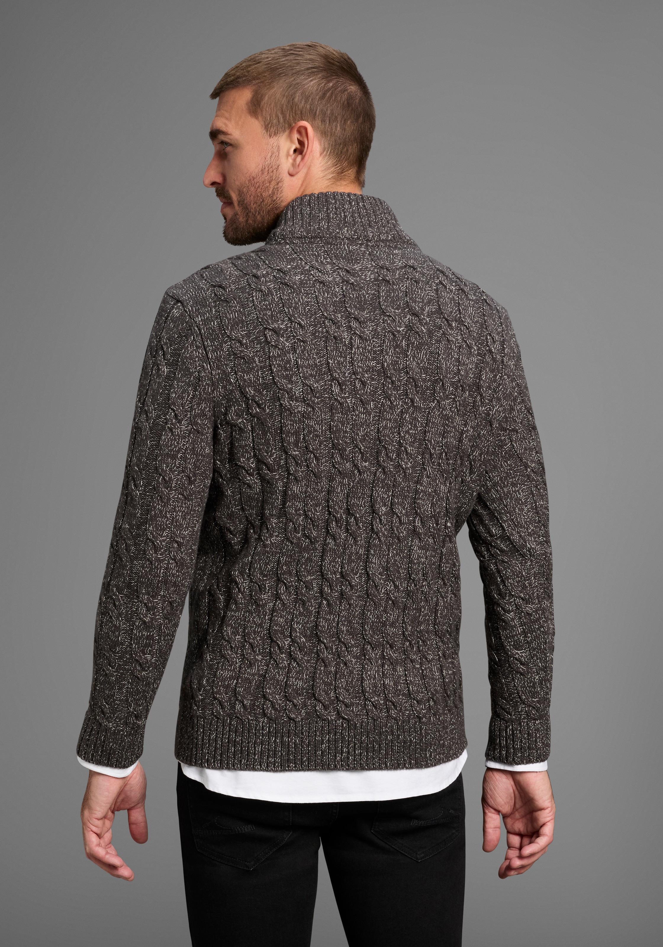 DELMAO Troyer Bis Größe 3XL mit günstig online kaufen