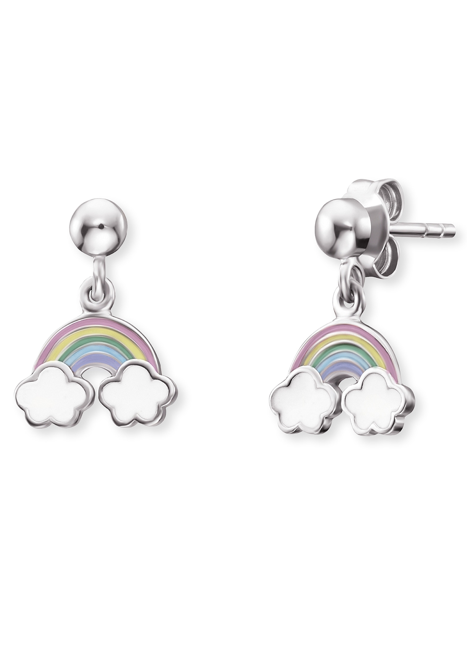 Black Friday Herzengel Paar Ohrstecker »Regenbogen, HEE-RAINBOW«, mit  Emaille | BAUR