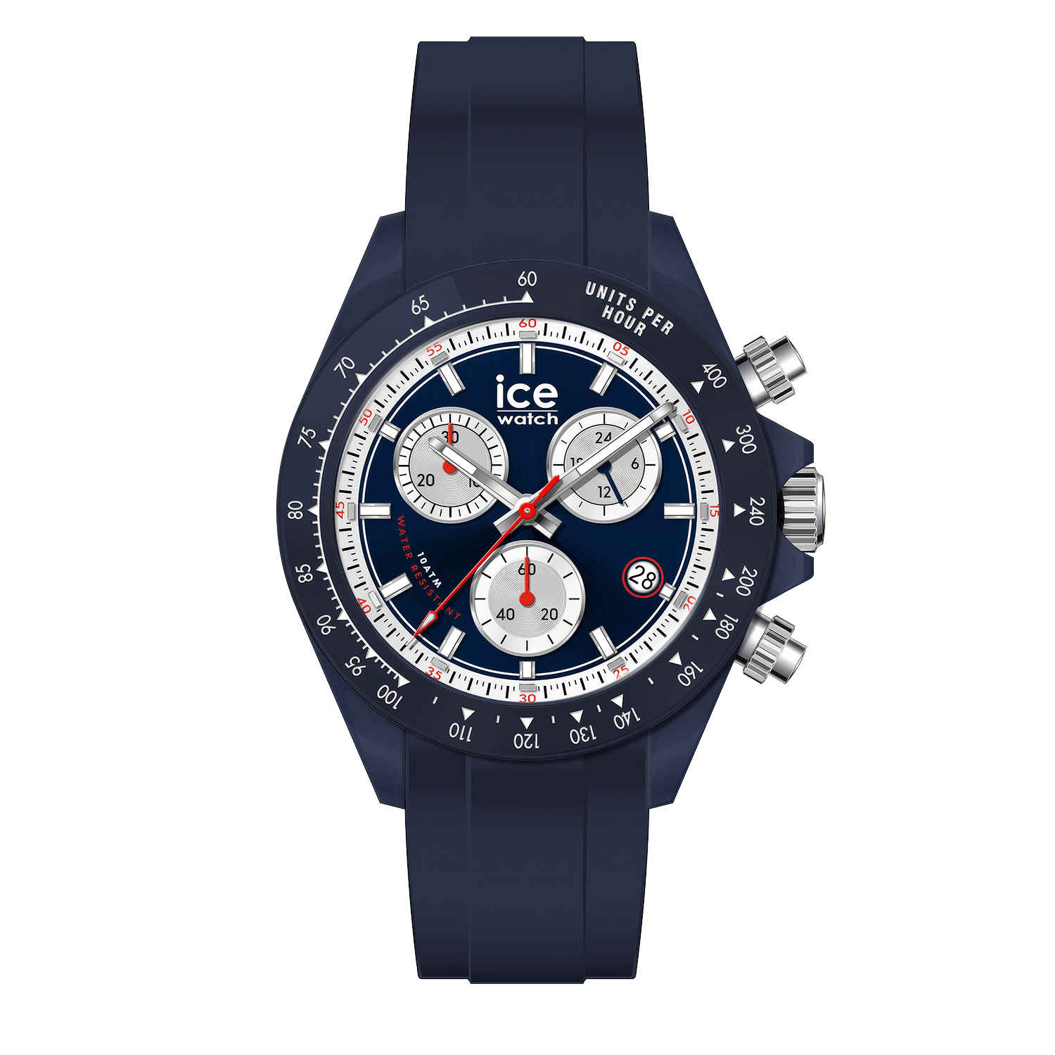 ice-watch Chronograph »BEWATCH« Quarzuhr, Armbanduhr, Herrenuhr, Silikonarmband, analog, Big Date