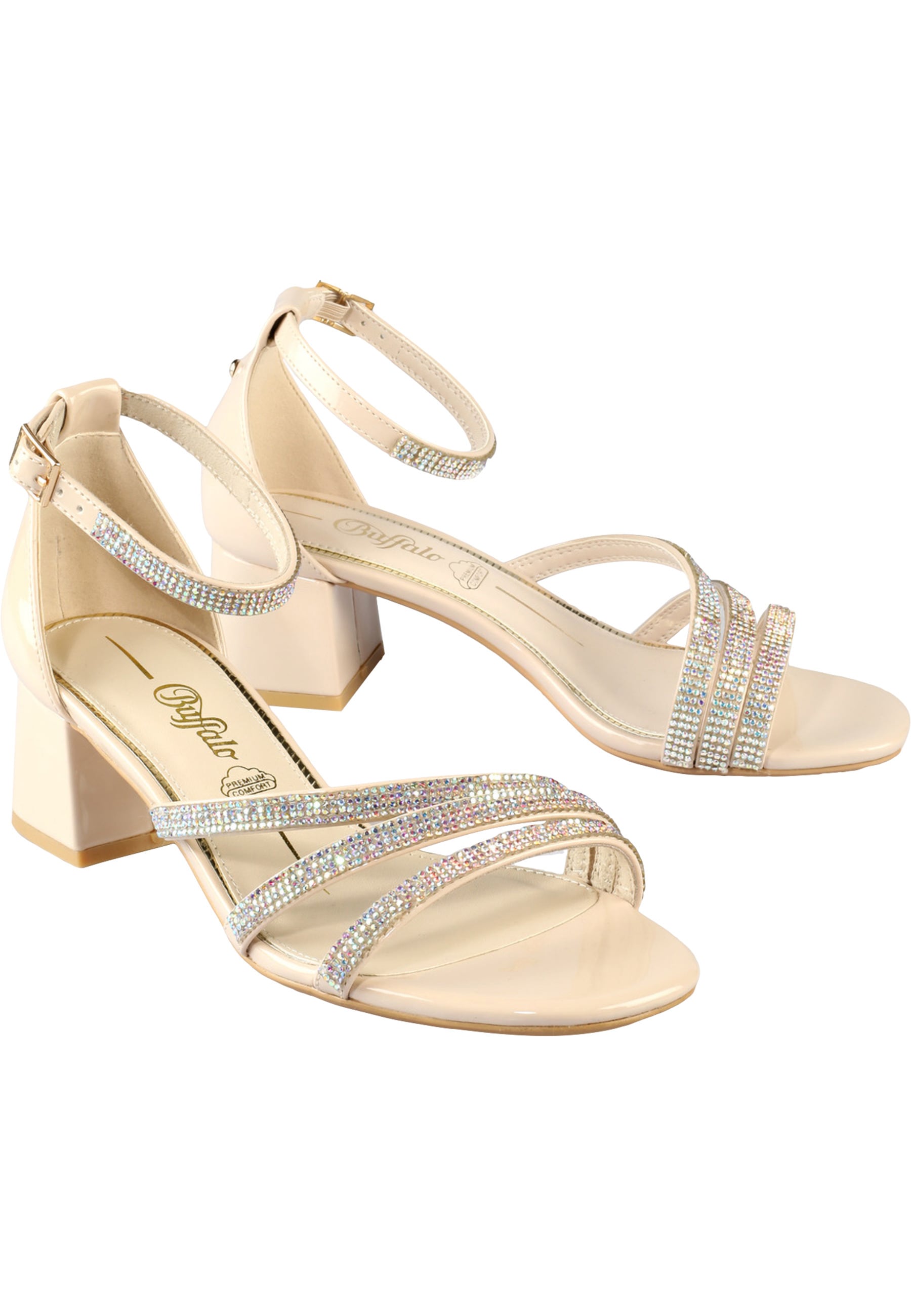 Buffalo High-Heel-Pumps »Buffalo Glam -Vegan Patent«