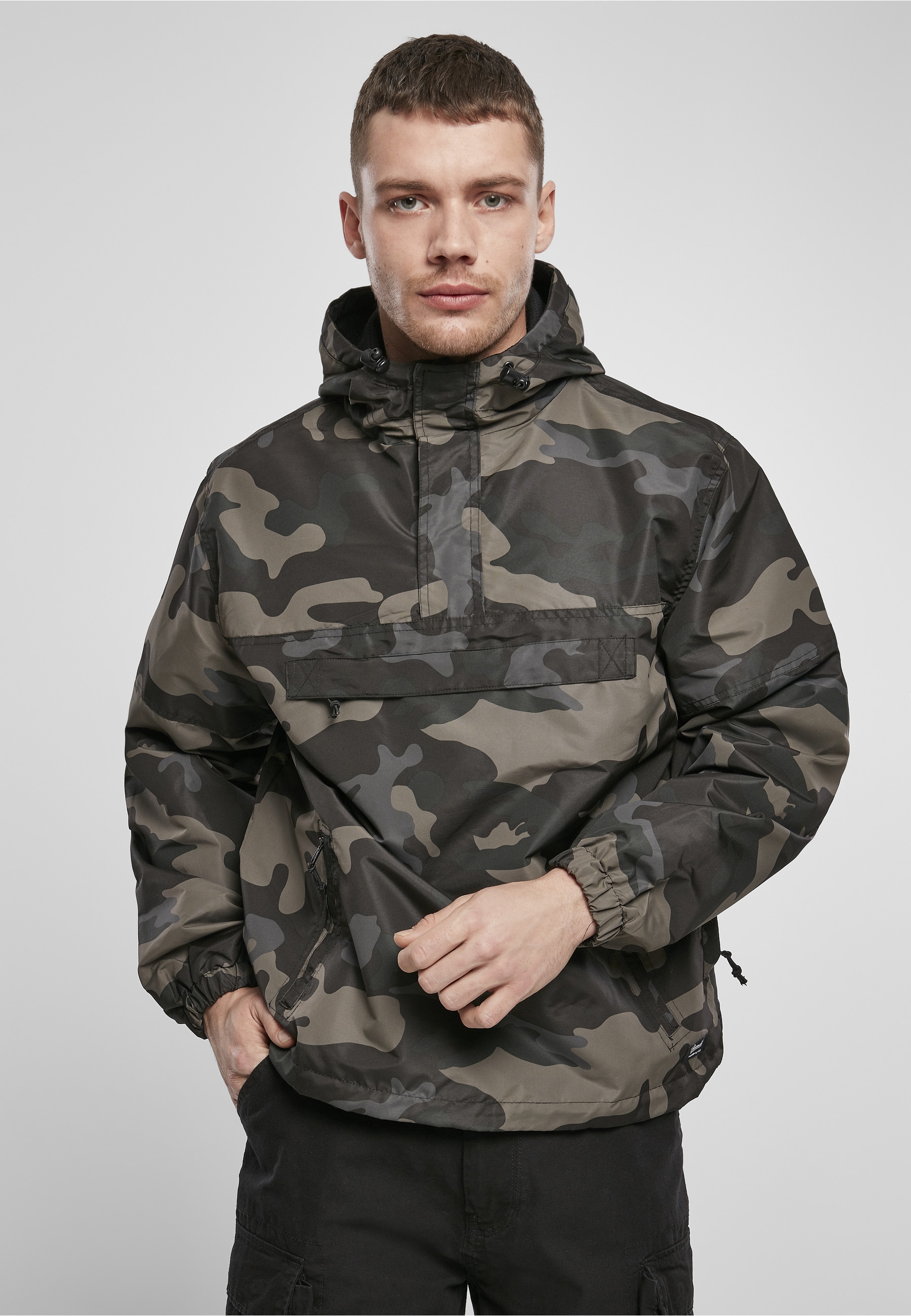 Brandit Allwetterjacke »Brandit Herren Summer Pull Over Jacket« 1 Stk. tlg. mit Kapuze