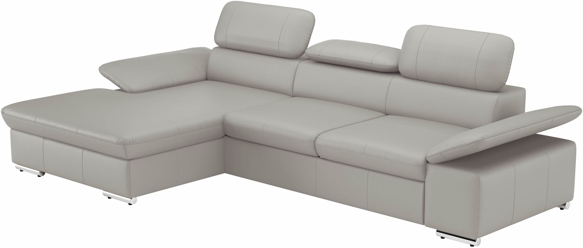 sit&more Ecksofa »Valantine L-Form, B: 286 cm«, mit Arm- & Kopfteilverstellung, optional mit Bettfunktion