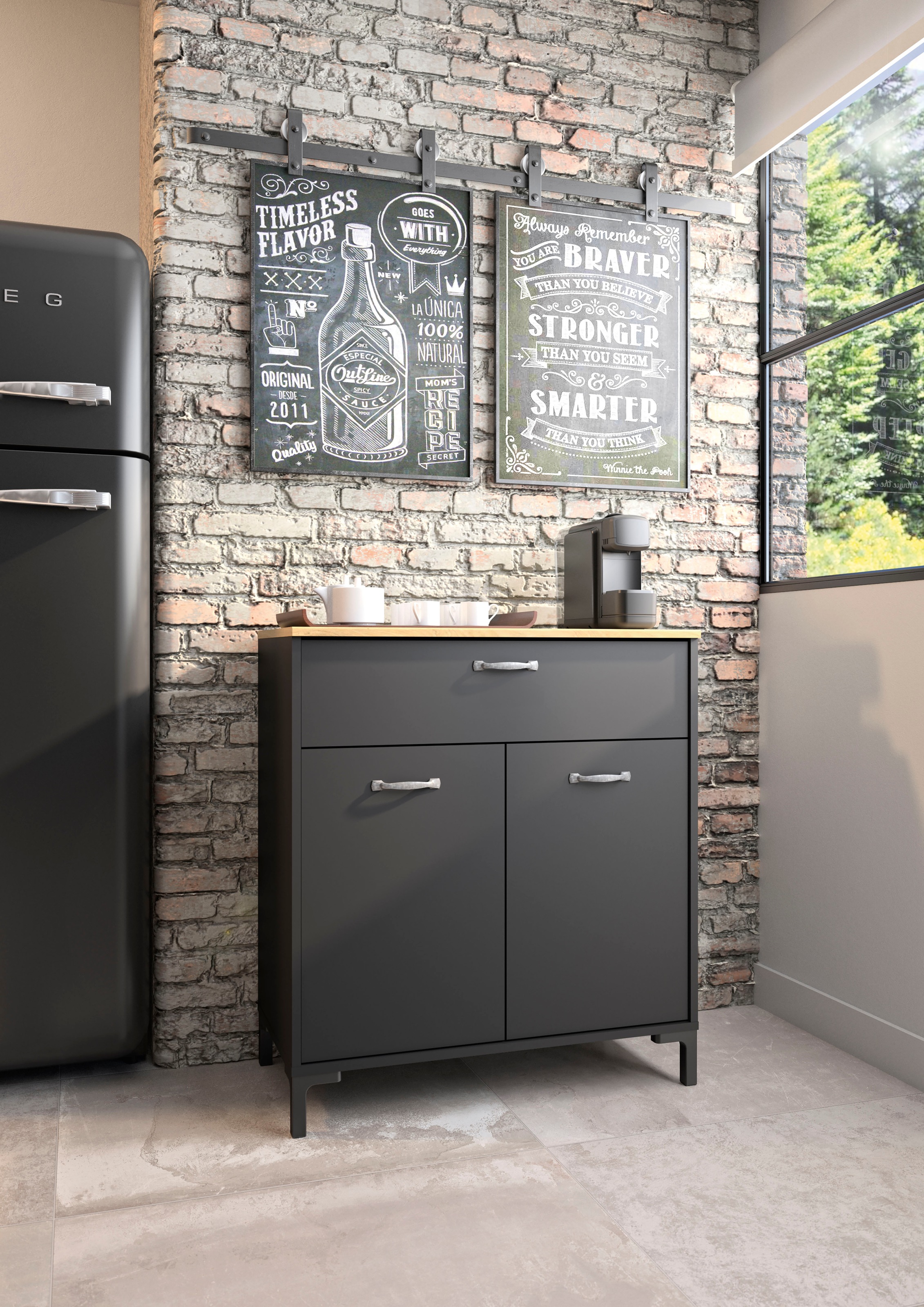 Gami Stauraumschrank "MANCHESTER" Großes Stauraumvolumen günstig online kaufen