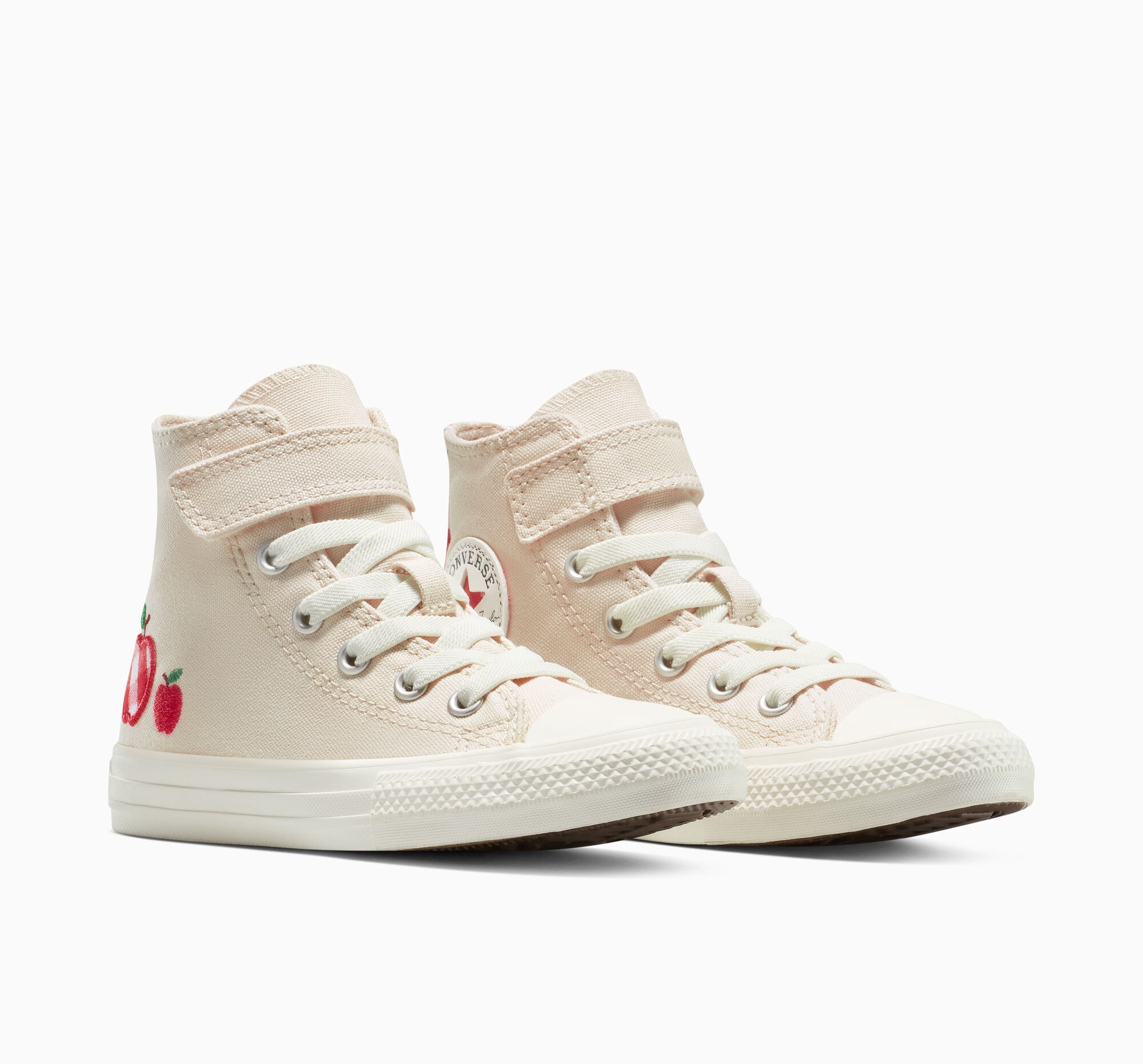 CONVERSE Mädchen Sneaker "CHUCK TAYLOR ALL STAR CHECKERED ACC", Gr. 33light dune, egret, rot, Textil, Schuhe