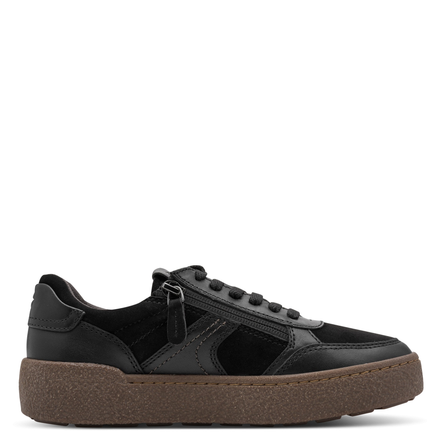 Tamaris Plateausneaker  Halbschuh, Schnürschuh, Freizeitschuh mit seitlichem Label