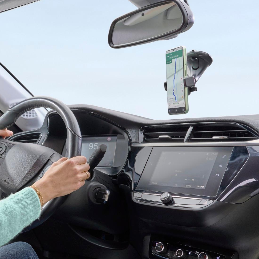 Hama Smartphone-Halterung »Auto Handyhalterung "Easy Snap" mit Saugnapf, 360° drehbar, universal«
