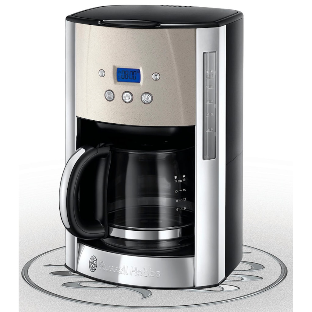 RUSSELL HOBBS Filterkaffeemaschine »Luna Stone 26990-56«, 1,5 l Kaffeekanne, Papierfilter, 1x4