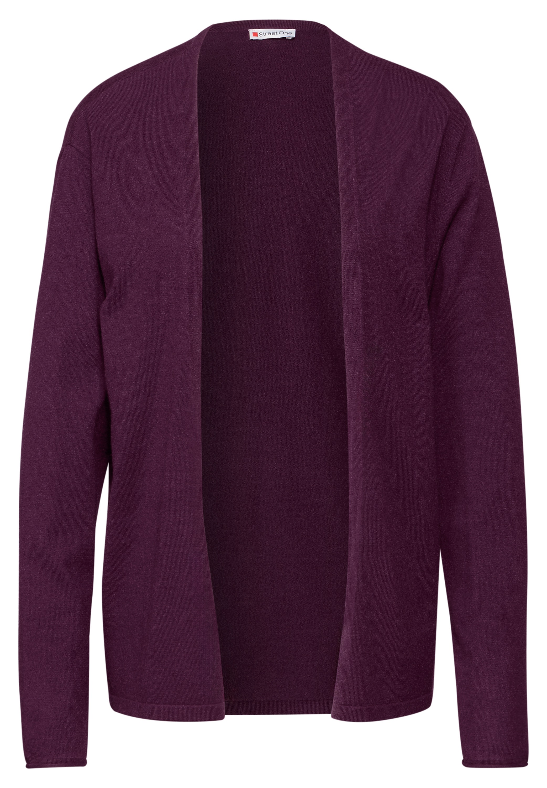 STREET ONE Strickjacke, aus Feinstrick