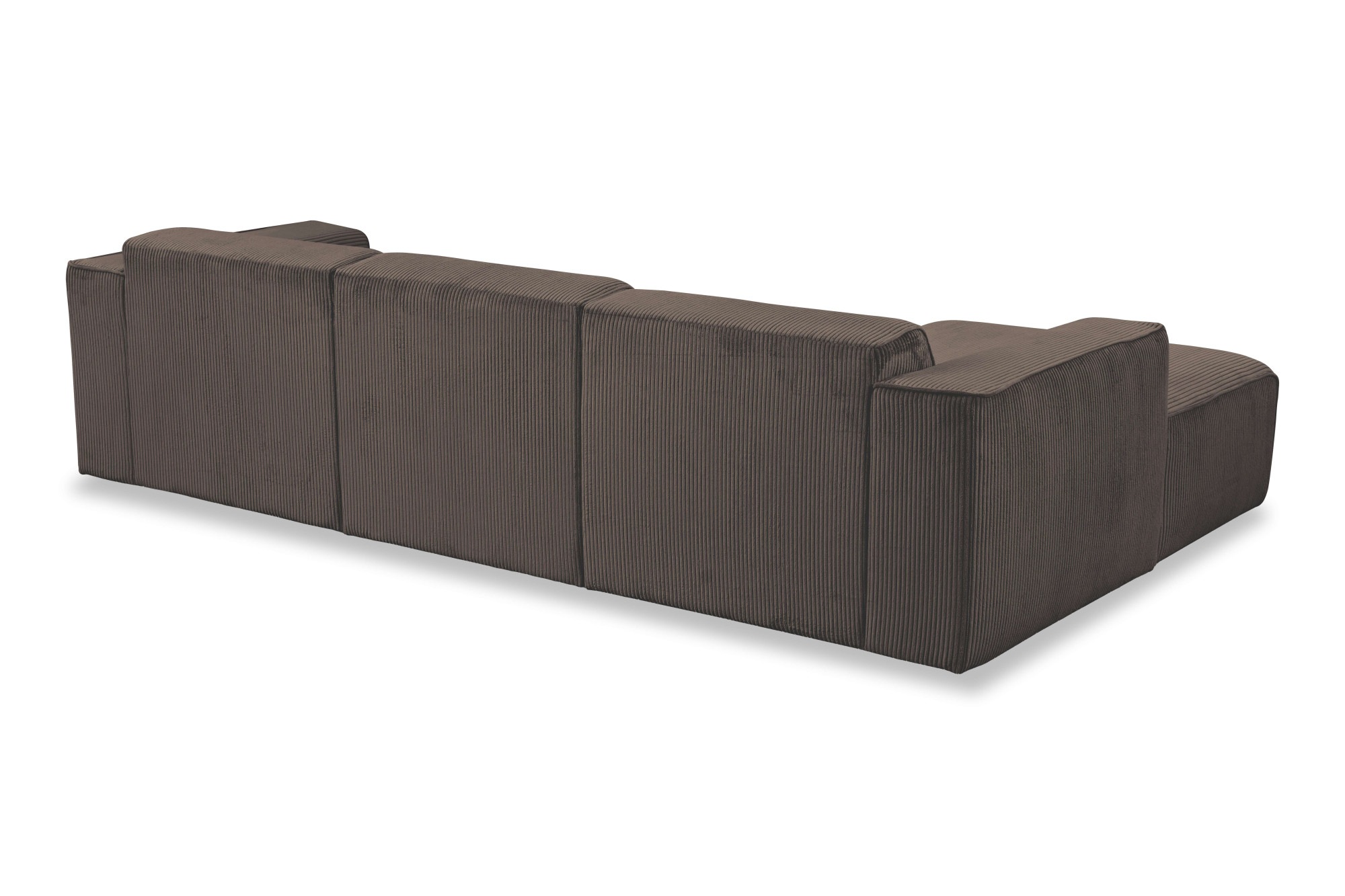 andas Ecksofa »Noord«, L-Form, mit Kedernaht, Breite 281 cm, Cord, Struktur, Webstoff