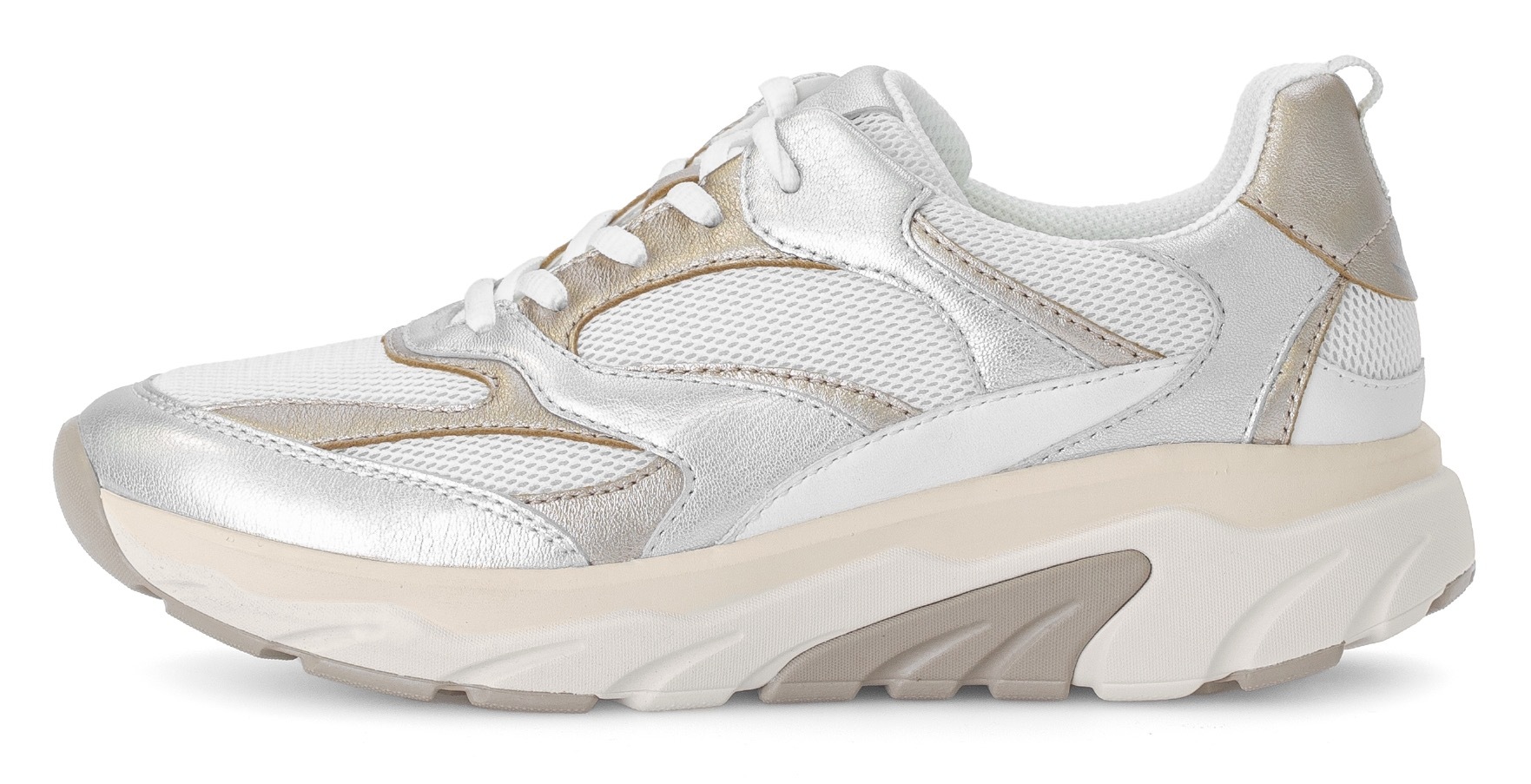 Gabor Rollingsoft Keilsneaker, Freizeitschuh, Halbschuh, Schnürschuh mit ro günstig online kaufen