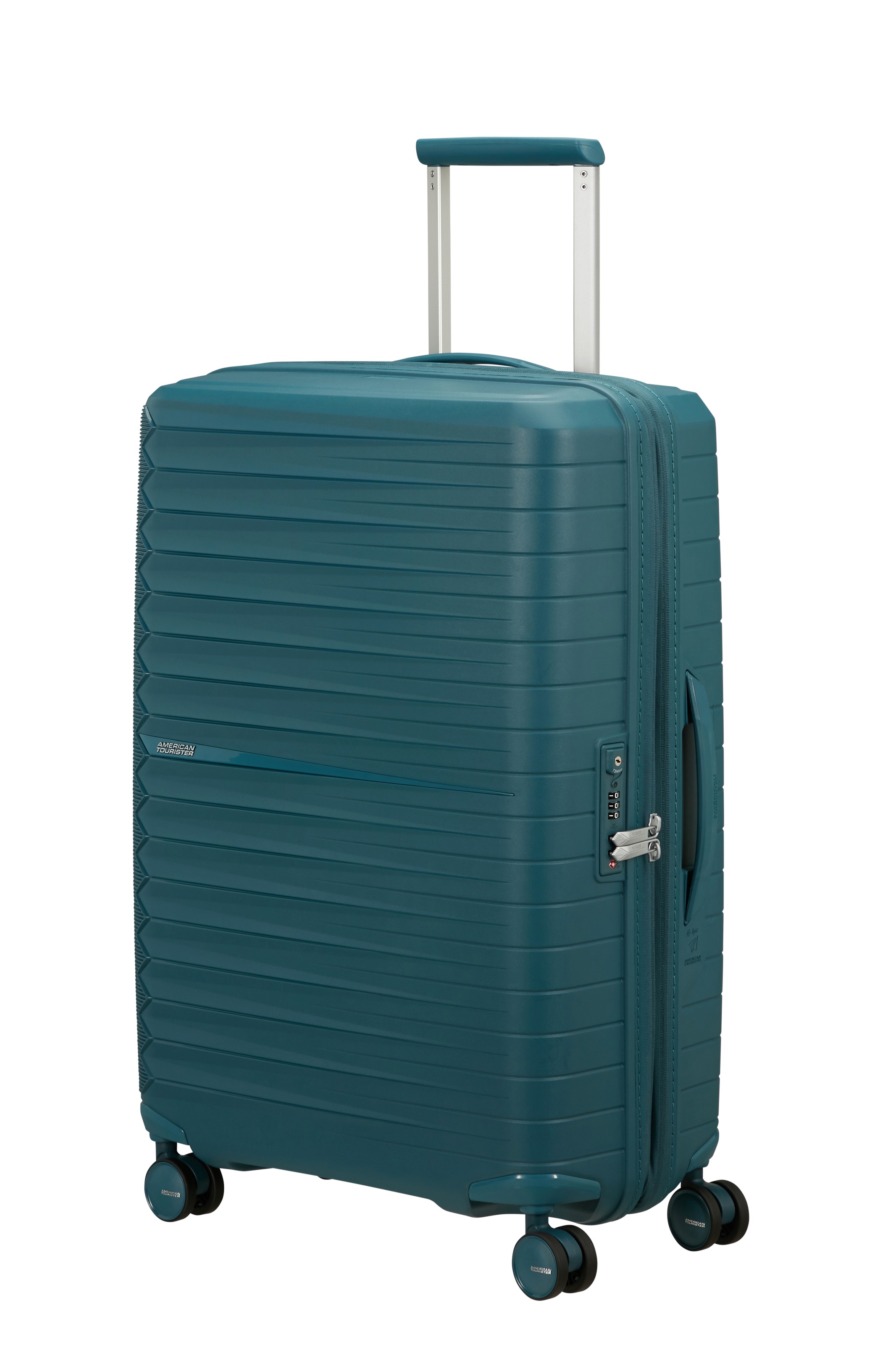 Damen Hartschalen-Trolley "FASTFORWARD, verschiedene Größen und Farben", AMERICAN TOURISTERtotally teal, Polypropylen, unifarben, Koffer,