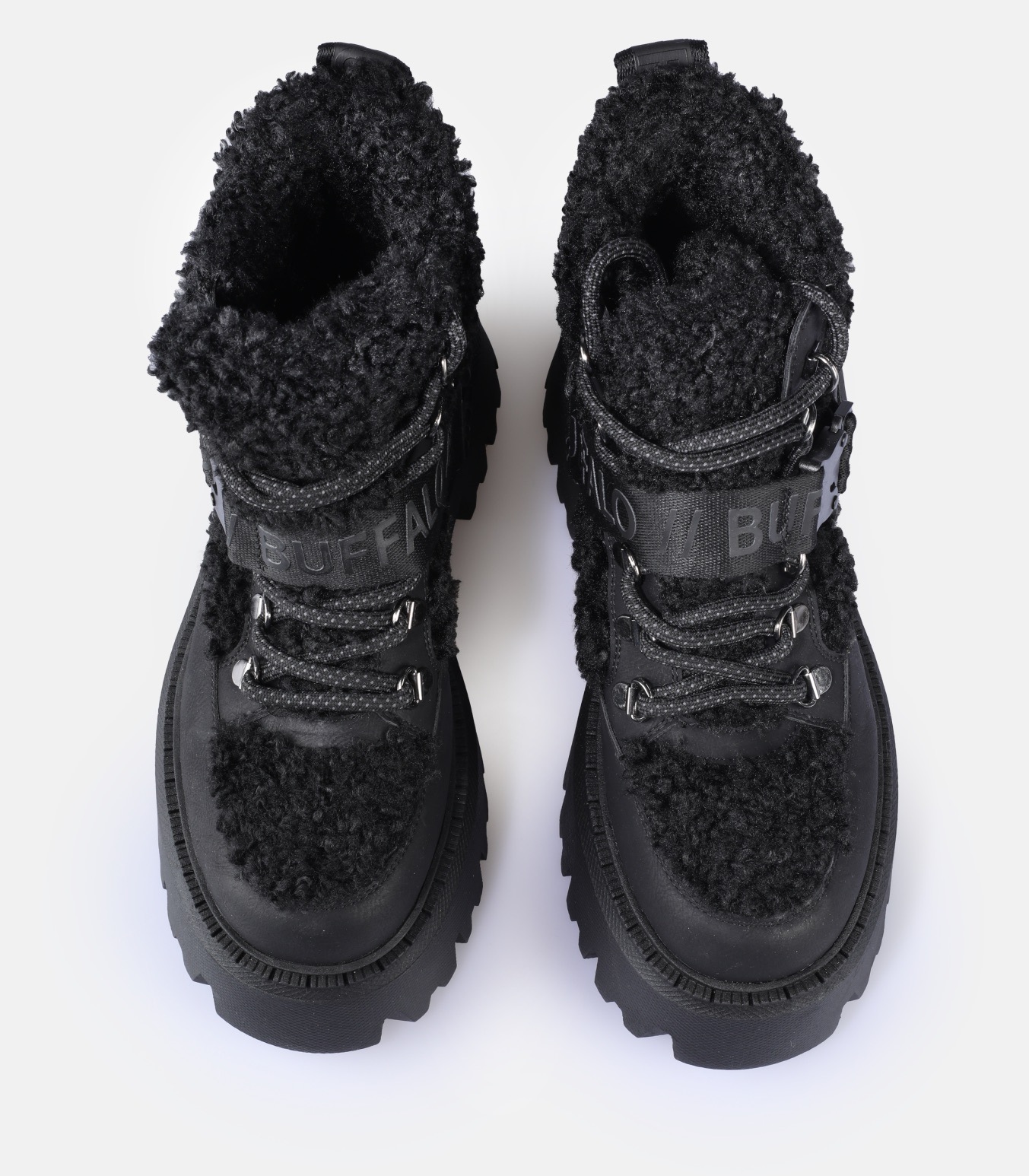 Buffalo Plateaustiefelette »Aspen Com Mid Warm«  Winterboots, Schnürboots, Stiefelette mit kuscheligem Warmfutter