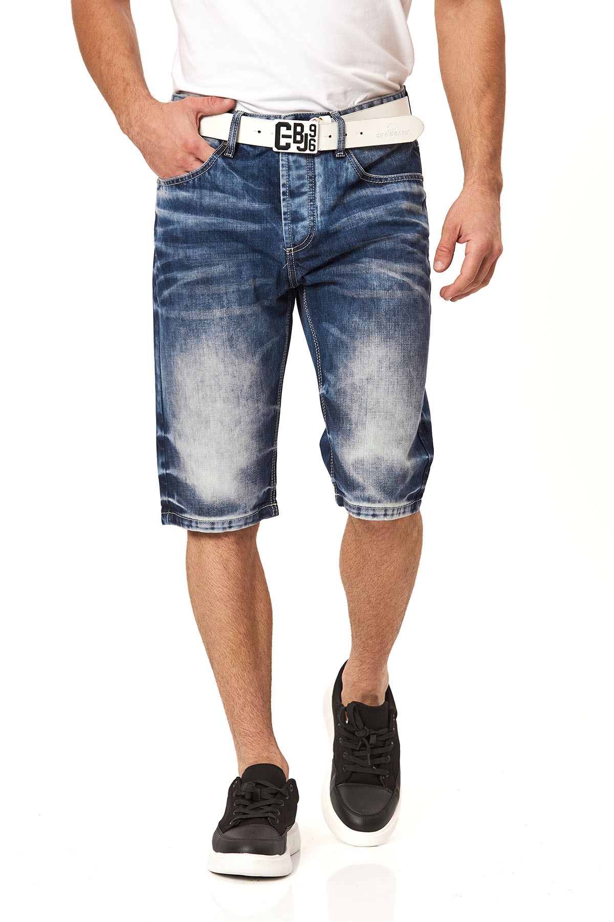 Cipo & Baxx Jeansbermudas Baumwolle, regular fit günstig online kaufen