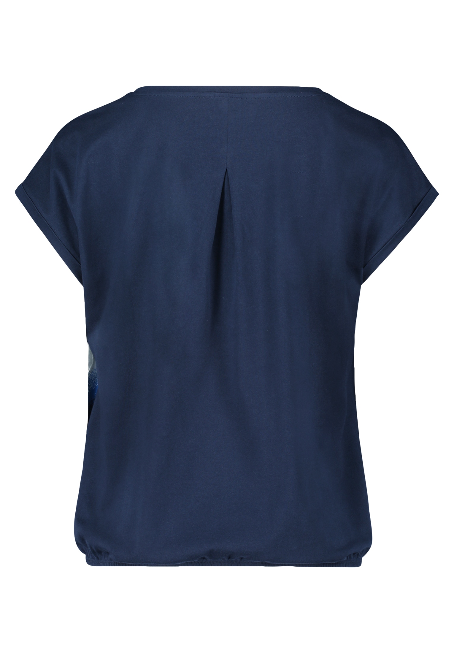 Betty&Co Kurzarmshirt »Betty & Co Casual-Shirt mit Print«, (1 tlg.), Materialmix