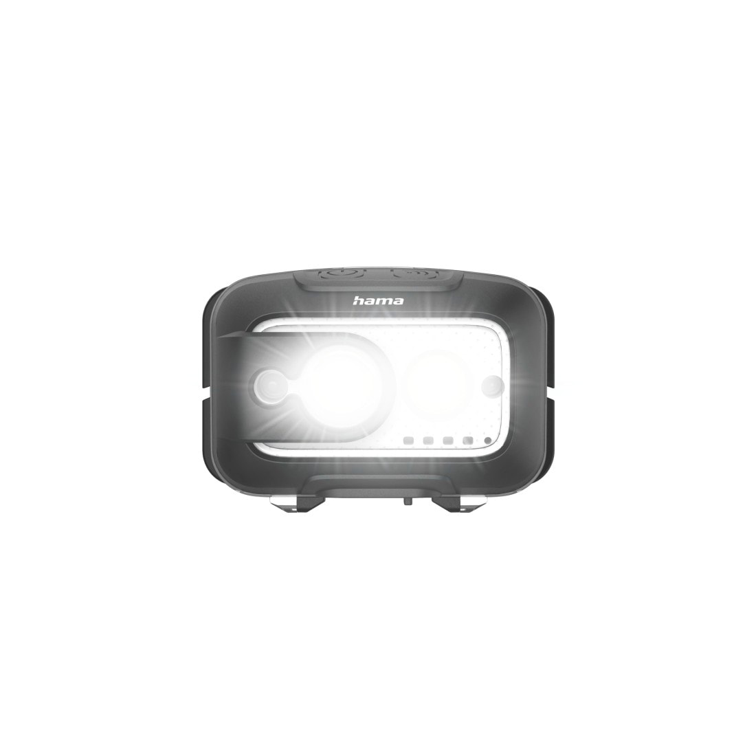 Hama LED Stirnlampe »Stirnlampe LED wiederaufladbar (Bewegungssensor, 4 Lichtmodi, 500 lm)« 500 Lumen, Sensorsteuerung, IP44, 4 Lichtmodi