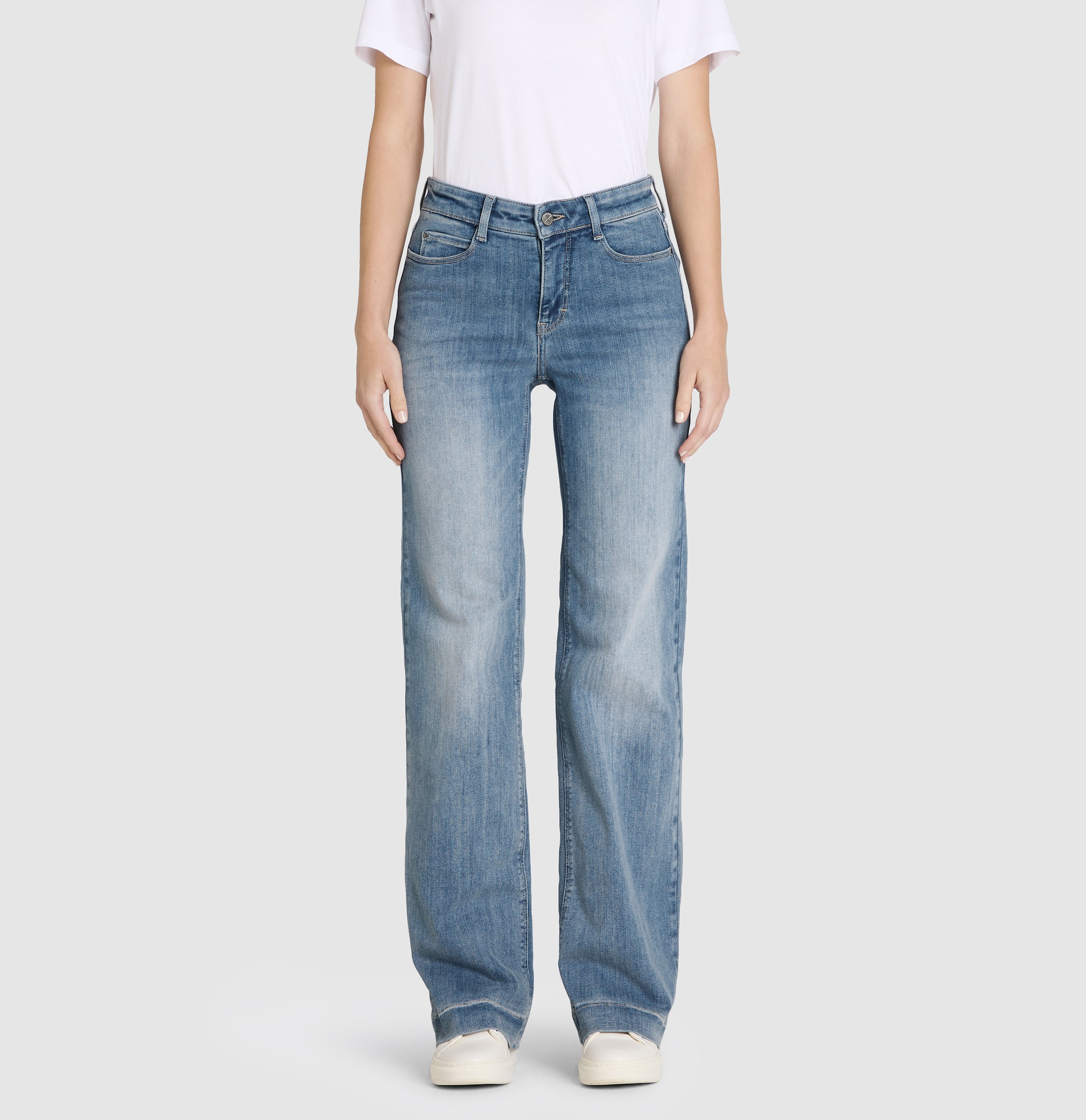 MAC Weite Jeans "Dream Wide authentic", mit formendem Shaping-Effekt günstig online kaufen