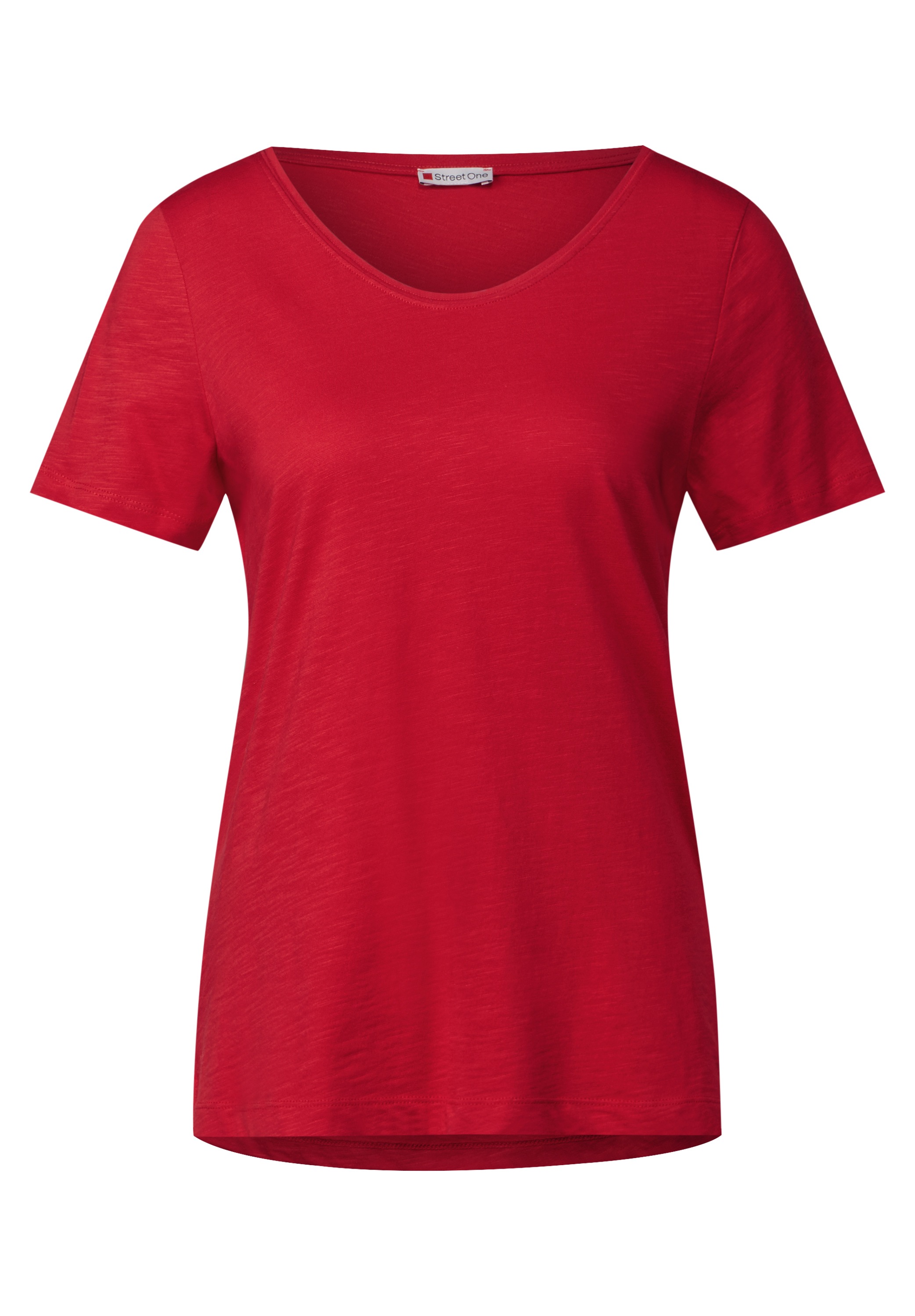 STREET ONE V-Shirt, im soften Baumwoll-Mix
