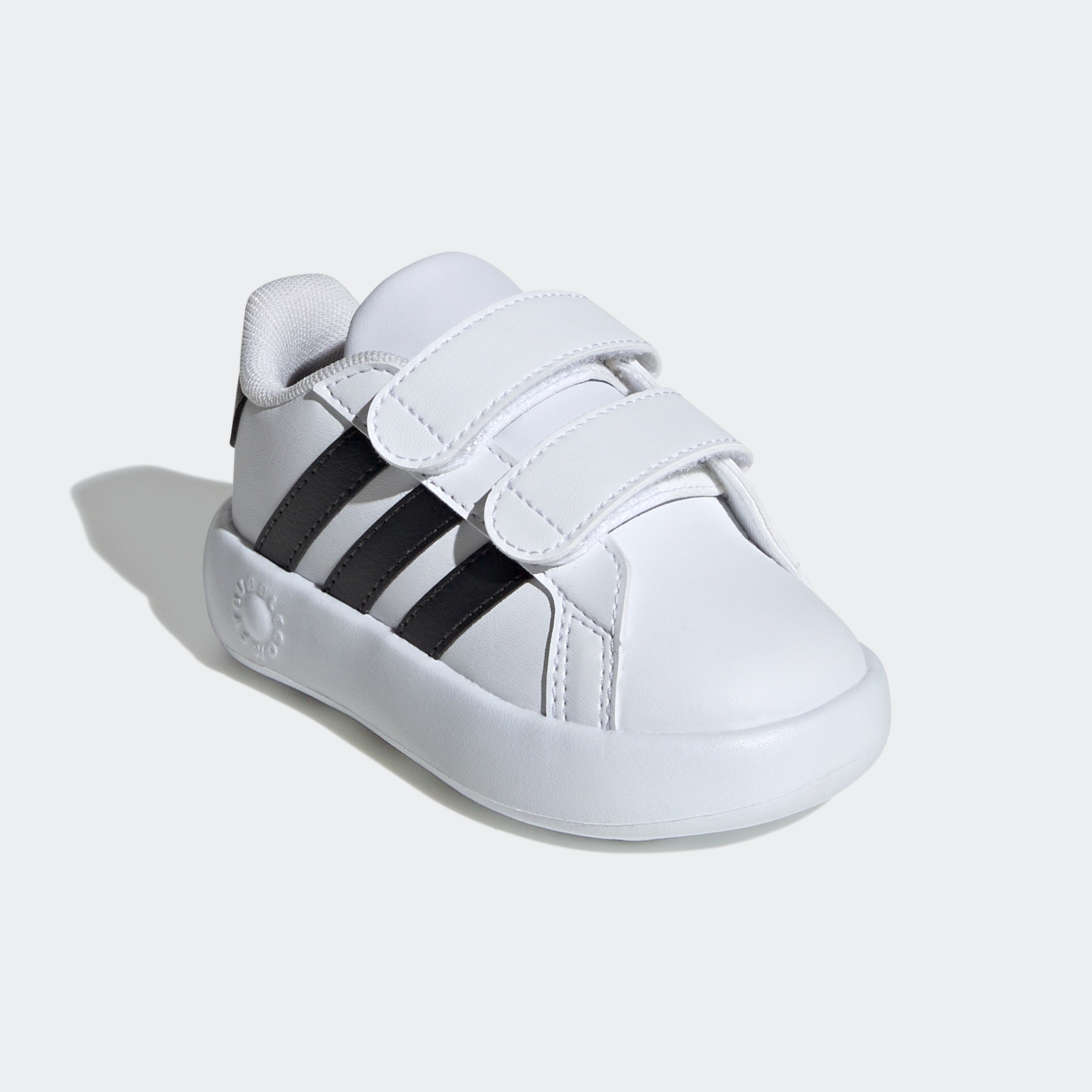 adidas Sportswear Klettschuh »GRAND COURT 2.0 KIDS«, Design auf den Spuren des adidas Superstar, für Kinder